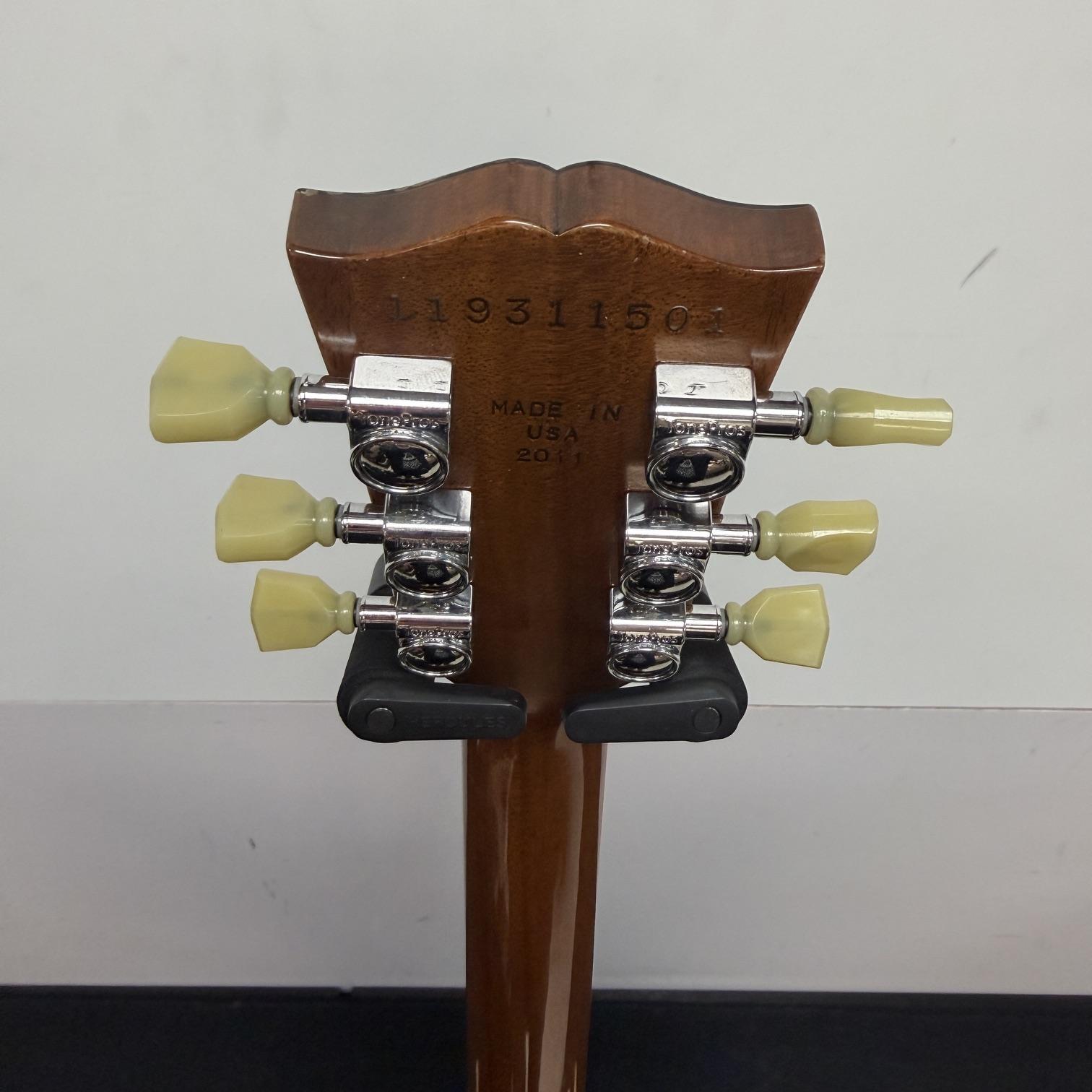Used Gibson Les Paul Standard Traditional Pro Electric Guitar with Gibson Case Model LPCGVSCH1 Vintage Sunburst 2011 - Image 14