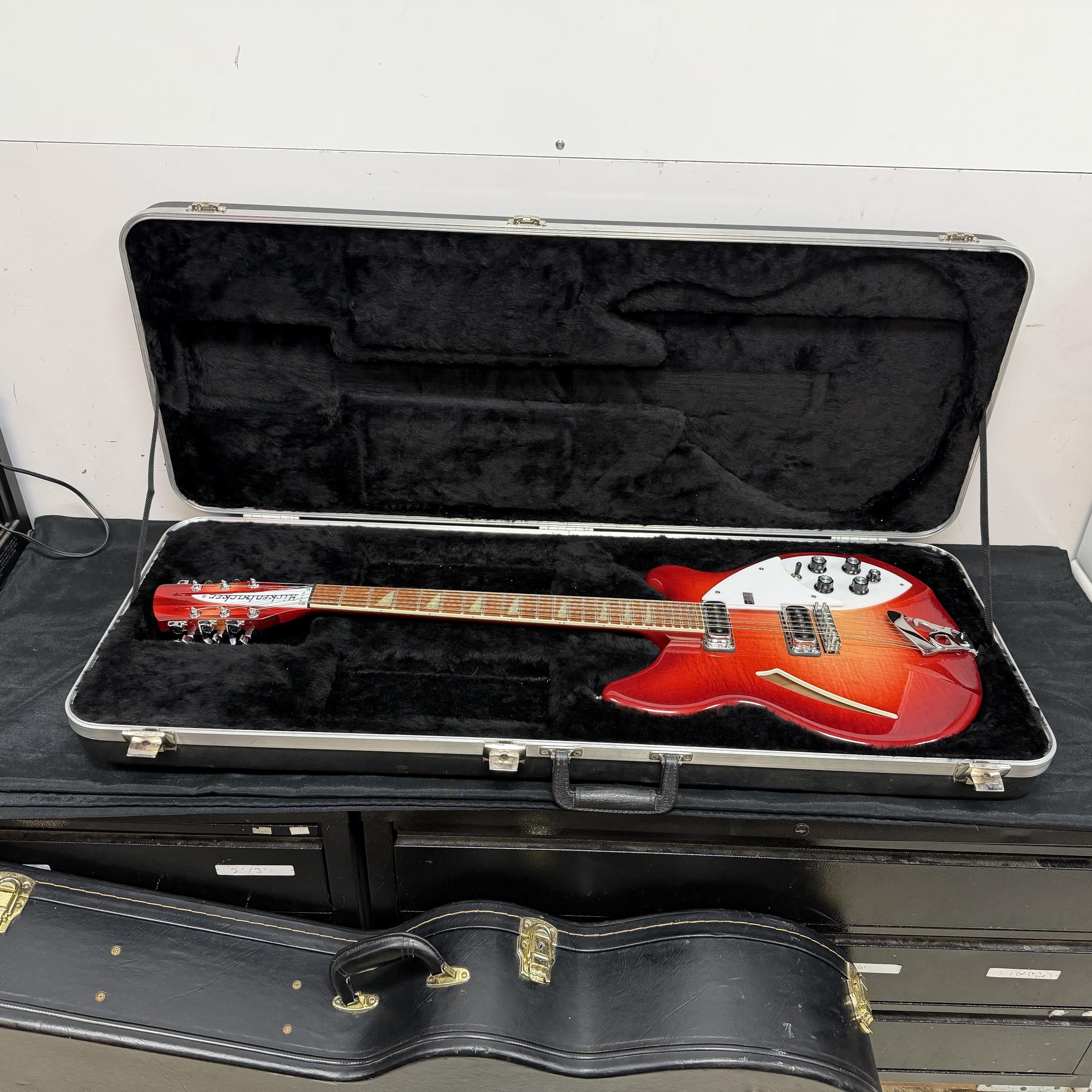Used Rickenbacker 330/12 12-String Electric Semi-Hollow Body Electric Guitar Fireglo with Original Case 2007 USA
