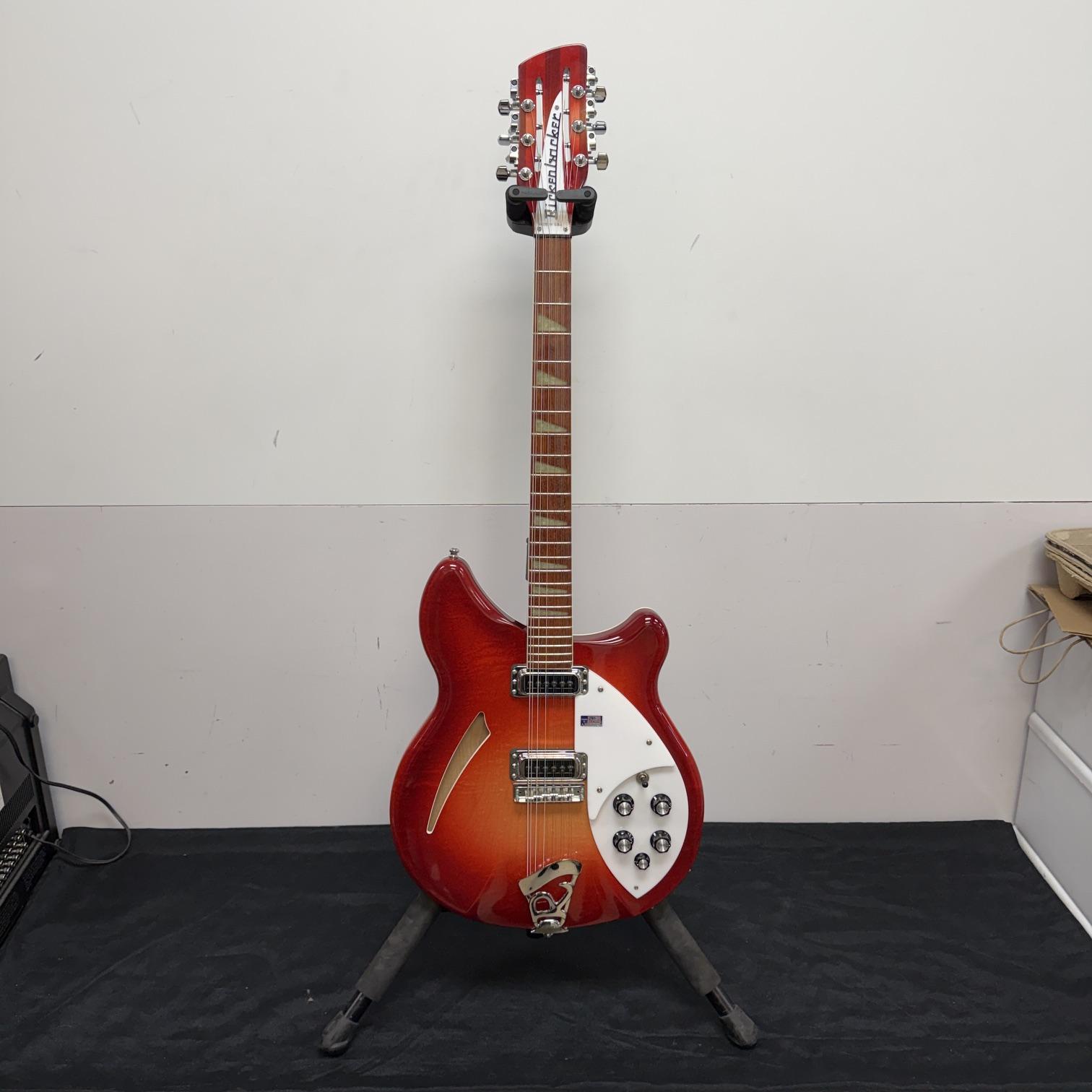 Used Rickenbacker 330/12 12-String Electric Semi-Hollow Body Electric Guitar Fireglo with Original Case 2007 USA - Image 2