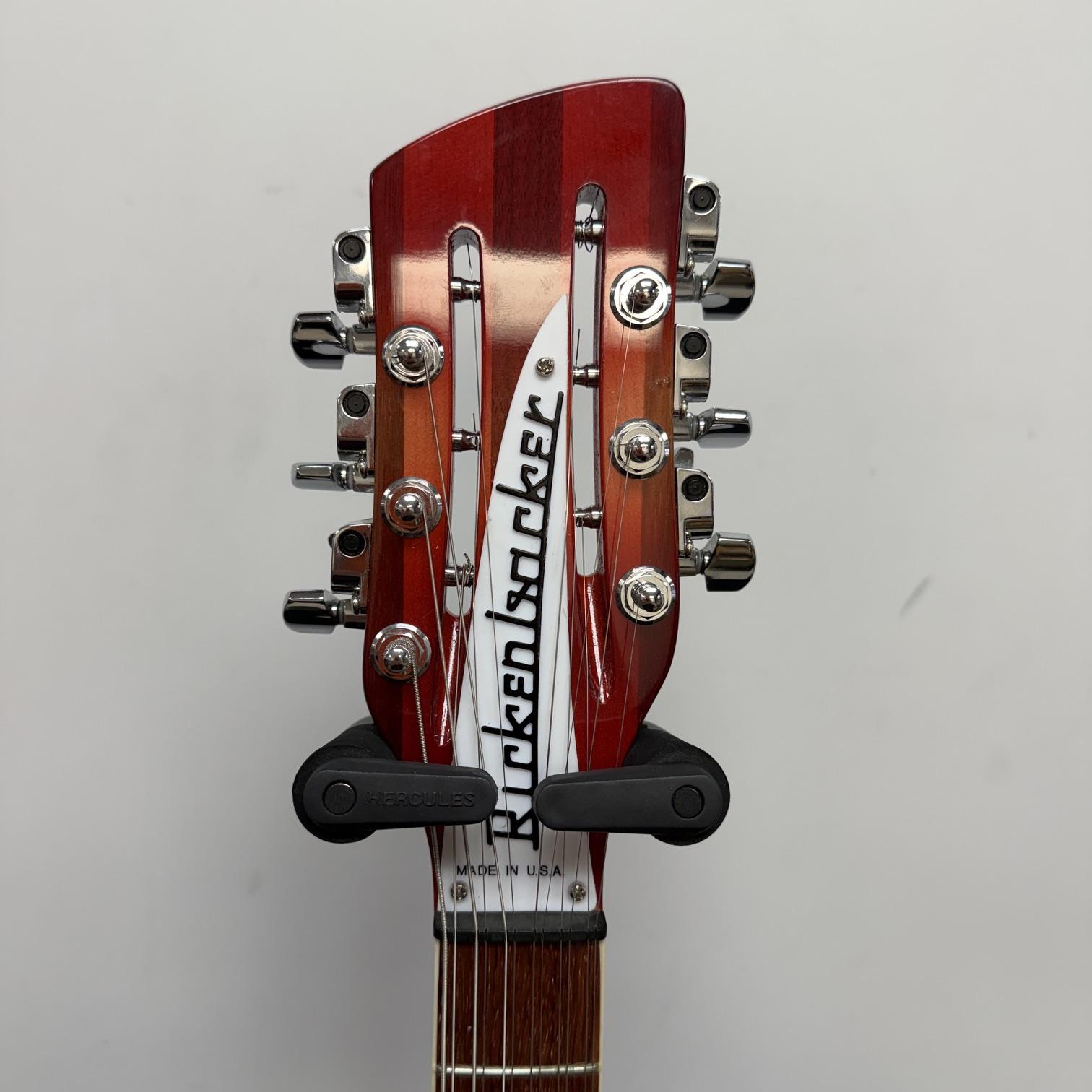 Used Rickenbacker 330/12 12-String Electric Semi-Hollow Body Electric Guitar Fireglo with Original Case 2007 USA - Image 4