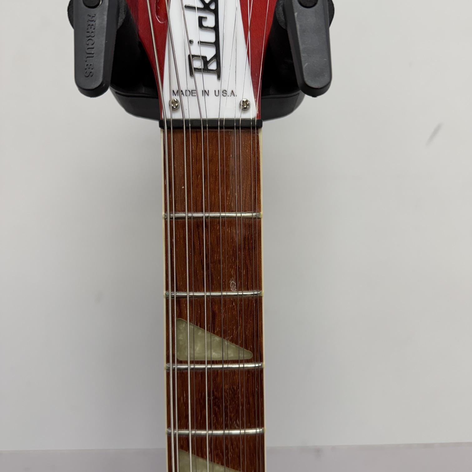 Used Rickenbacker 330/12 12-String Electric Semi-Hollow Body Electric Guitar Fireglo with Original Case 2007 USA - Image 5