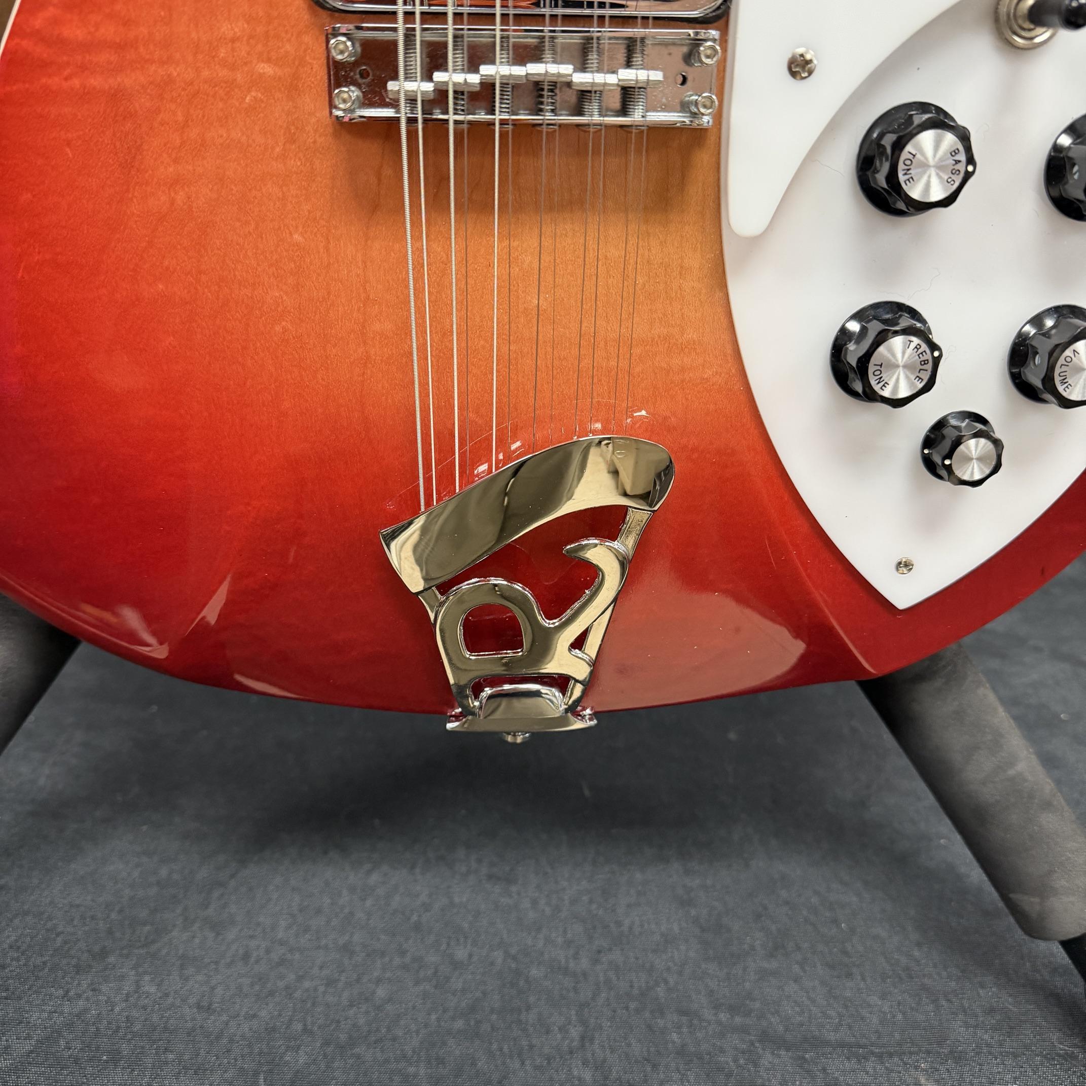 Used Rickenbacker 330/12 12-String Electric Semi-Hollow Body Electric Guitar Fireglo with Original Case 2007 USA - Image 11