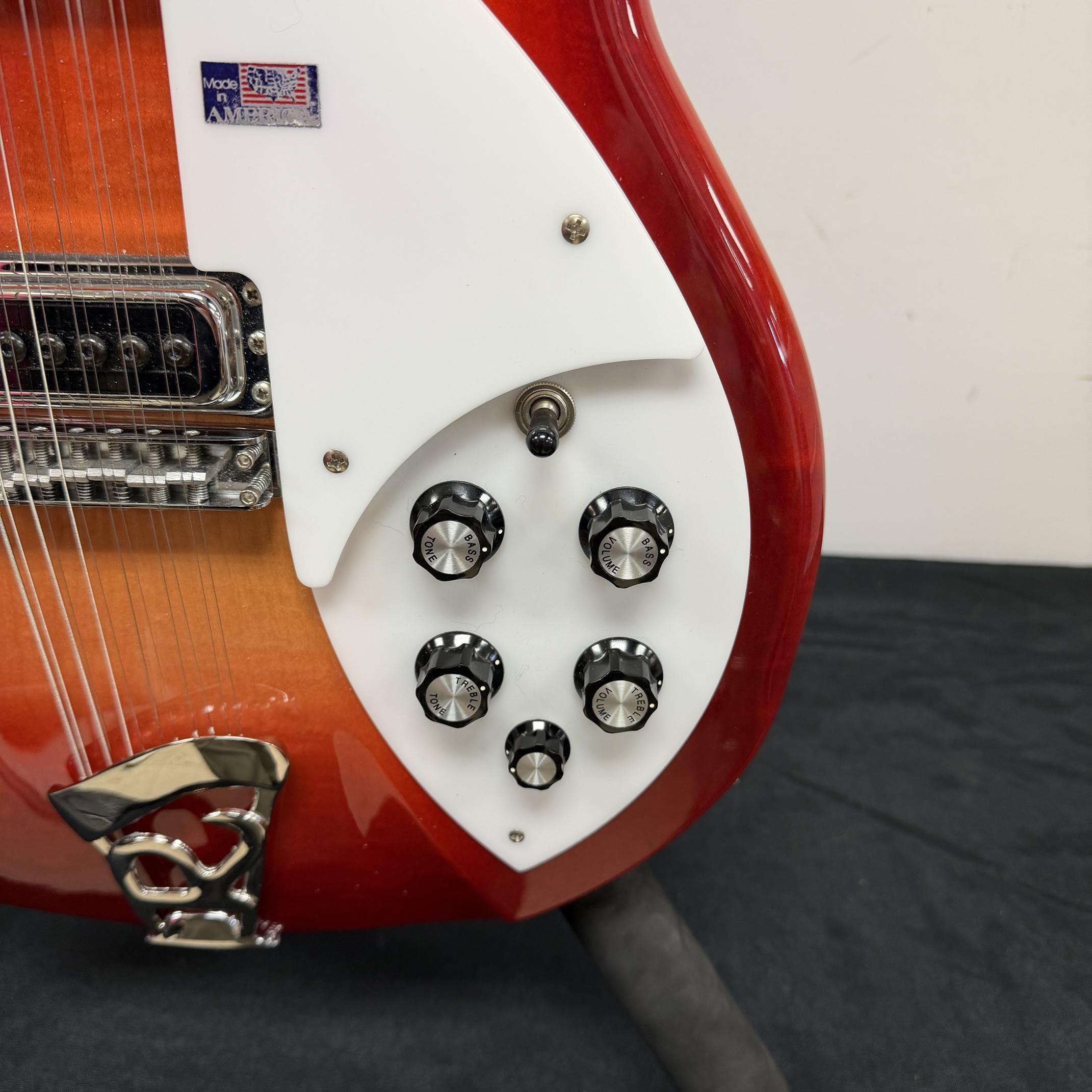 Used Rickenbacker 330/12 12-String Electric Semi-Hollow Body Electric Guitar Fireglo with Original Case 2007 USA - Image 12