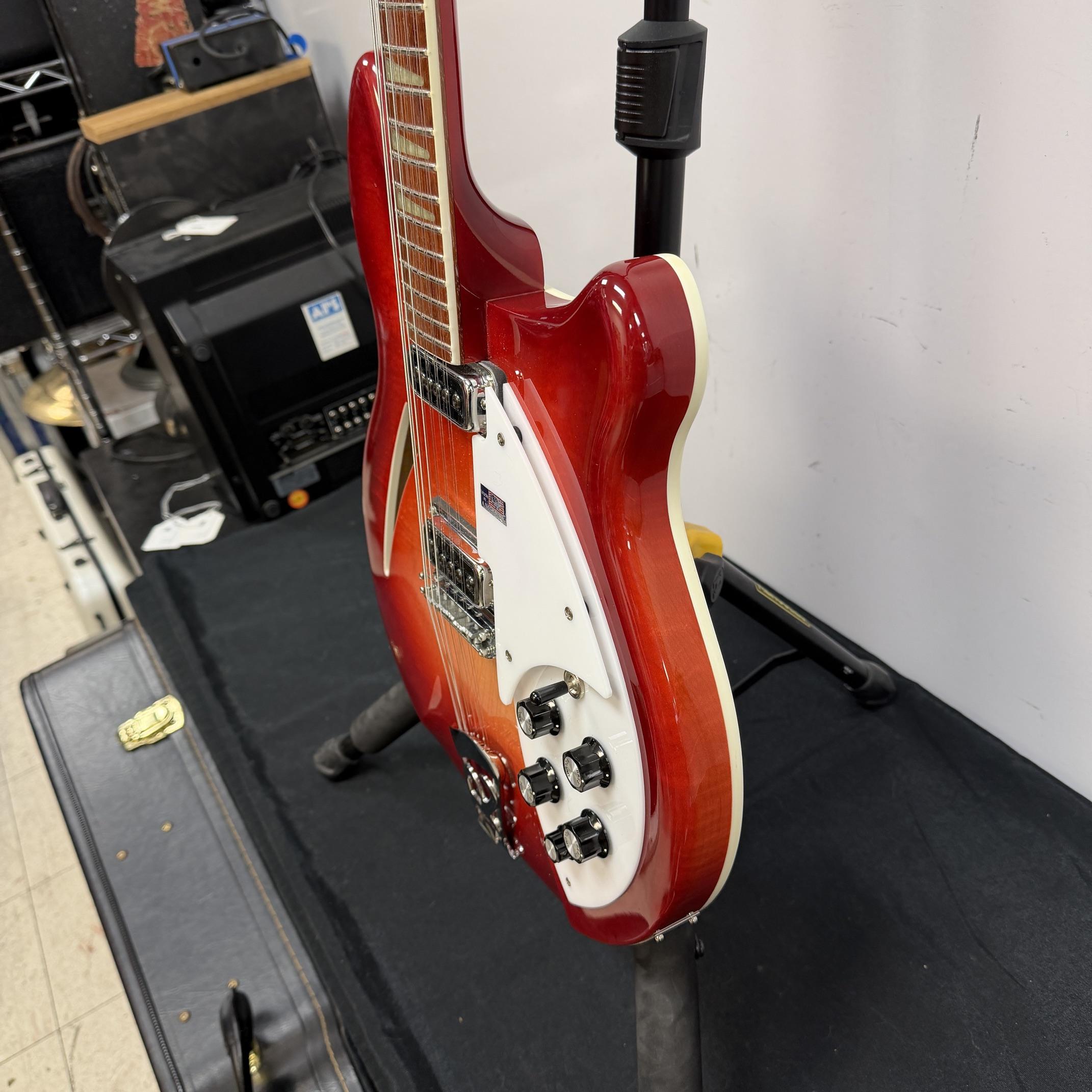 Used Rickenbacker 330/12 12-String Electric Semi-Hollow Body Electric Guitar Fireglo with Original Case 2007 USA - Image 15