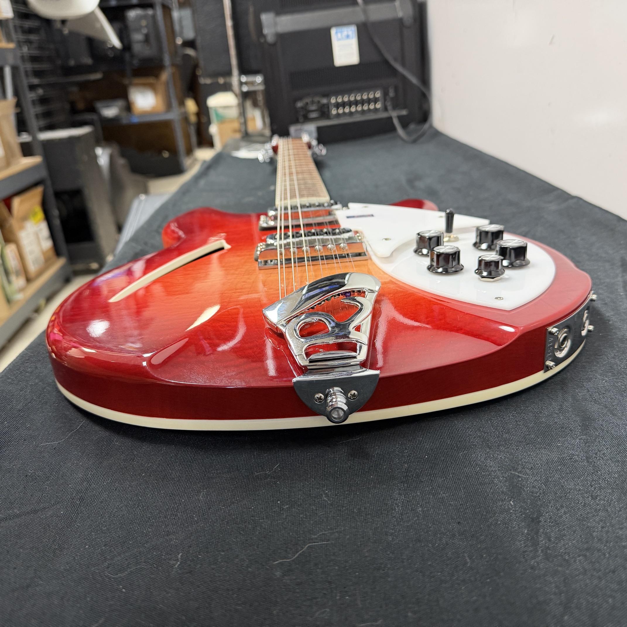 Used Rickenbacker 330/12 12-String Electric Semi-Hollow Body Electric Guitar Fireglo with Original Case 2007 USA - Image 27