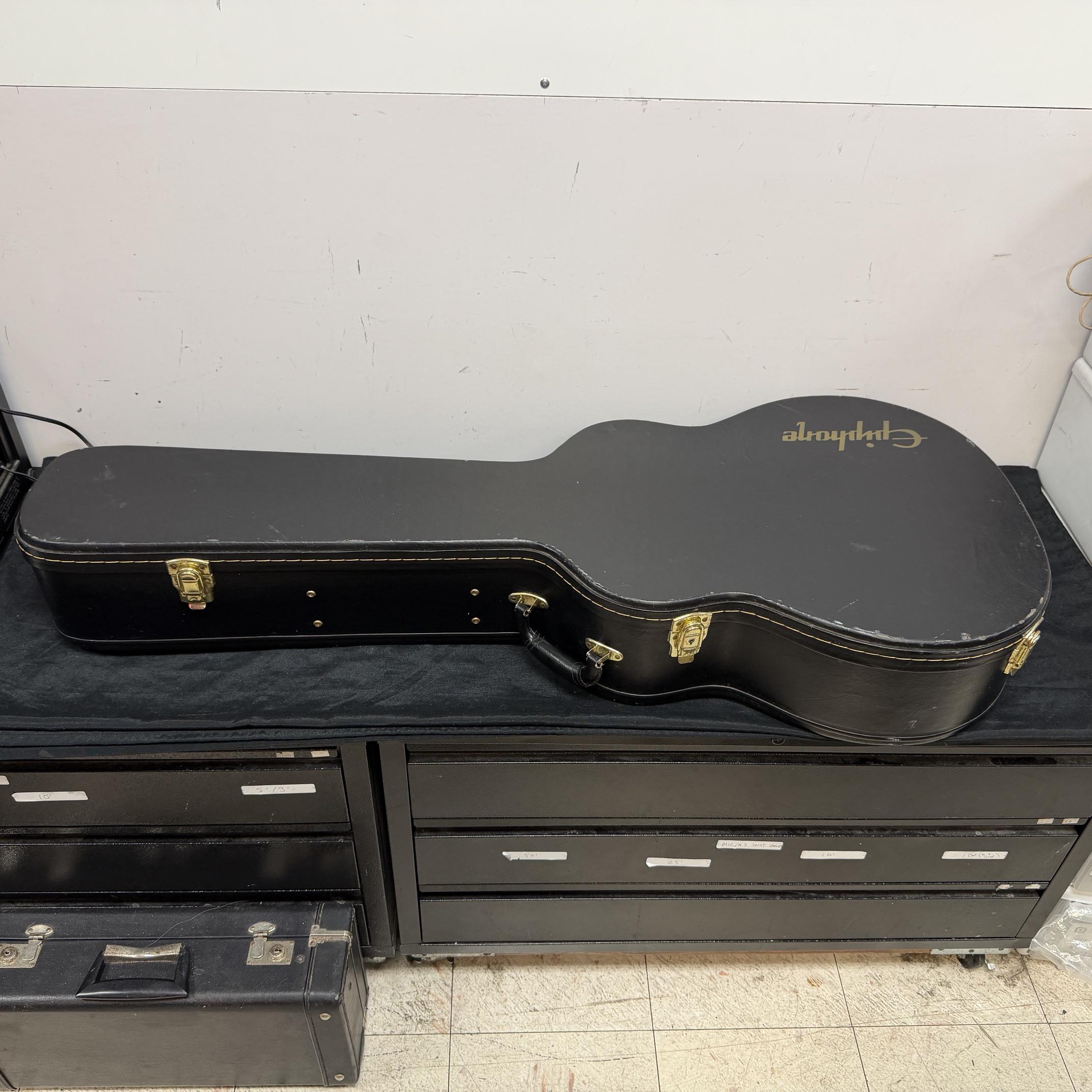 Used Epiphone EJ-200CE VS Super Jumbo Acoustic Electric Guitar Vintage Sunburst with Case 2011 - Image 32