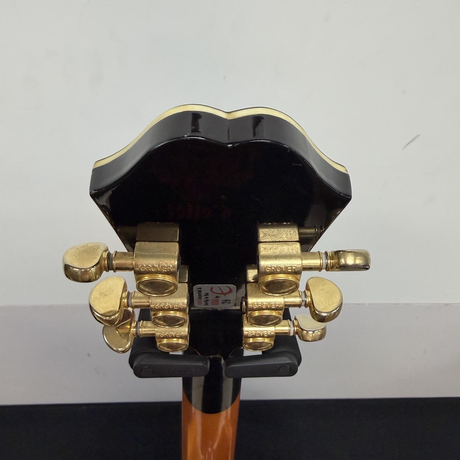 Used Epiphone EJ-200CE VS Super Jumbo Acoustic Electric Guitar Vintage Sunburst with Case 2011 - Image 18