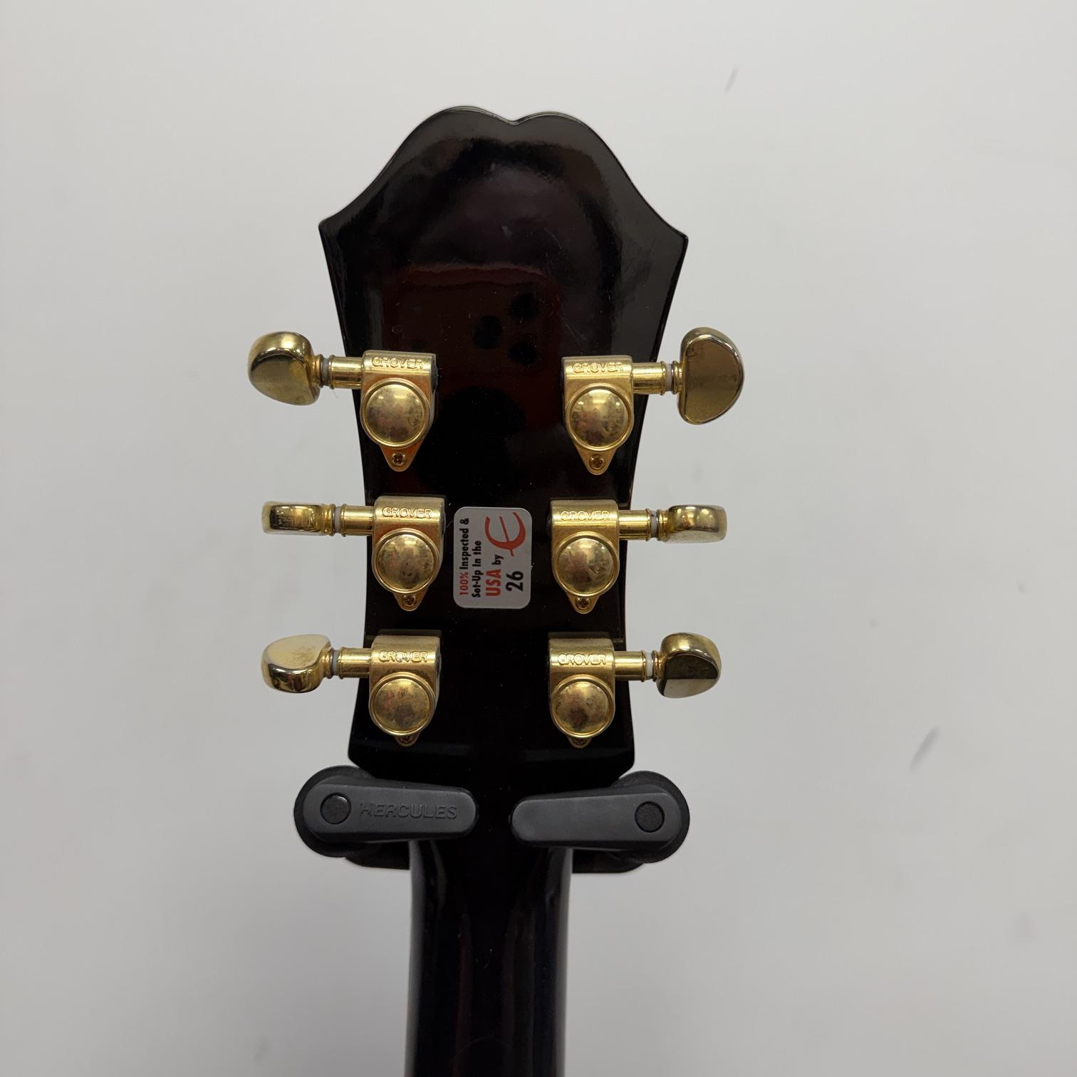 Used Epiphone EJ-200CE VS Super Jumbo Acoustic Electric Guitar Vintage Sunburst with Case 2011 - Image 19