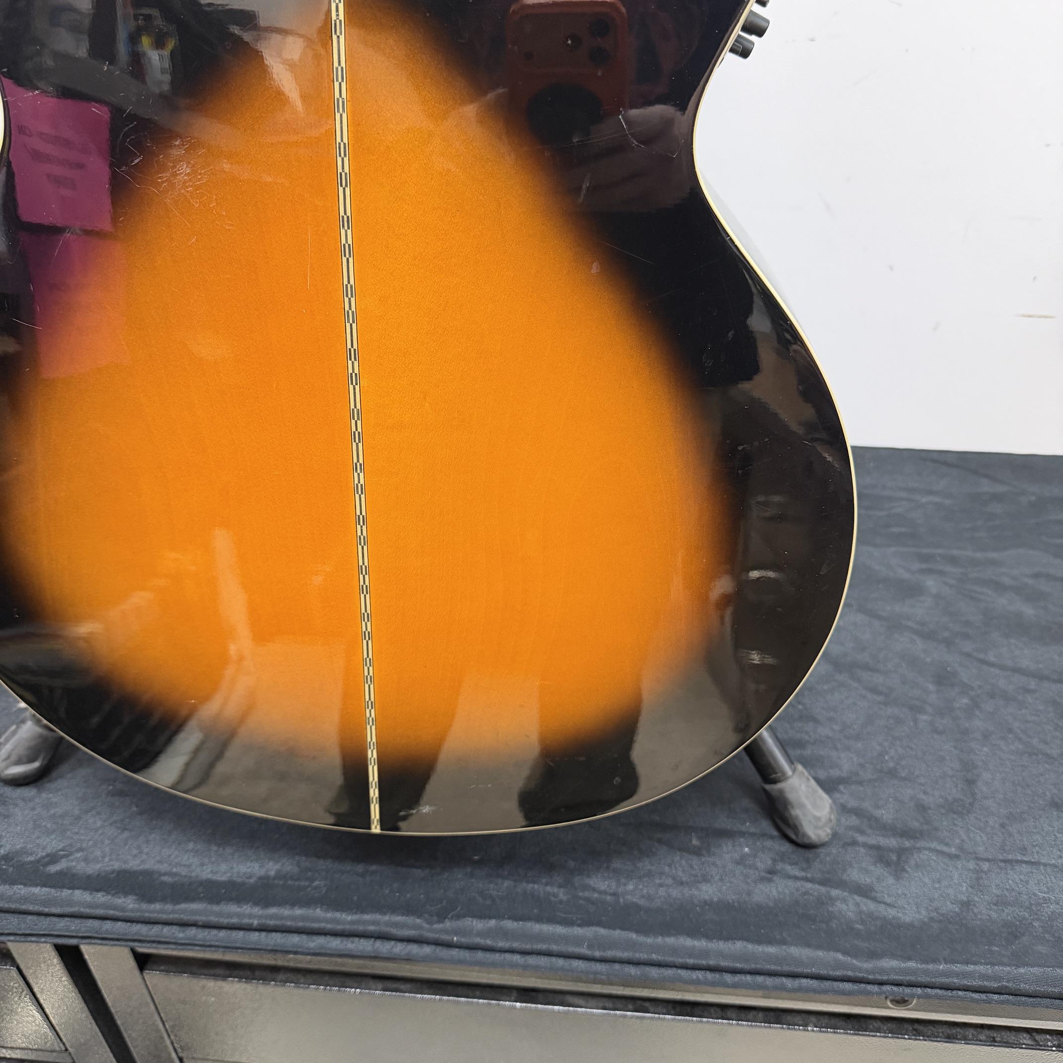 Used Epiphone EJ-200CE VS Super Jumbo Acoustic Electric Guitar Vintage Sunburst with Case 2011 - Image 27
