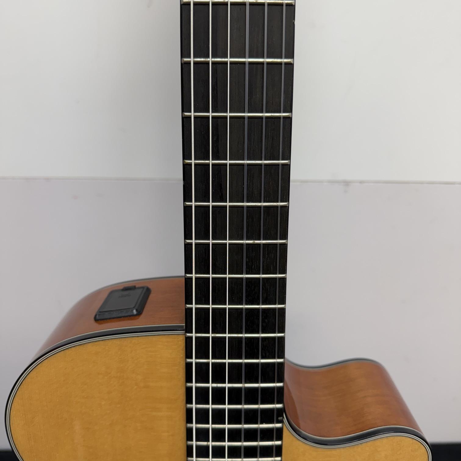 Used Yamaha NTX700 Solid Spruce Top Classical Acoustic-Electric Classical Guitar Natural - Image 6