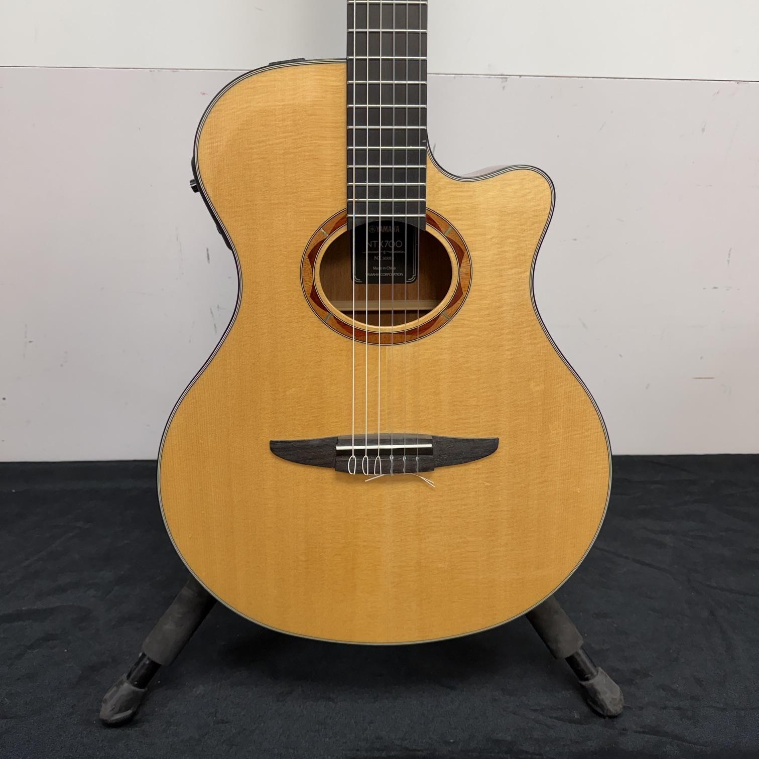 Used Yamaha NTX700 Solid Spruce Top Classical Acoustic-Electric Classical Guitar Natural - Image 7