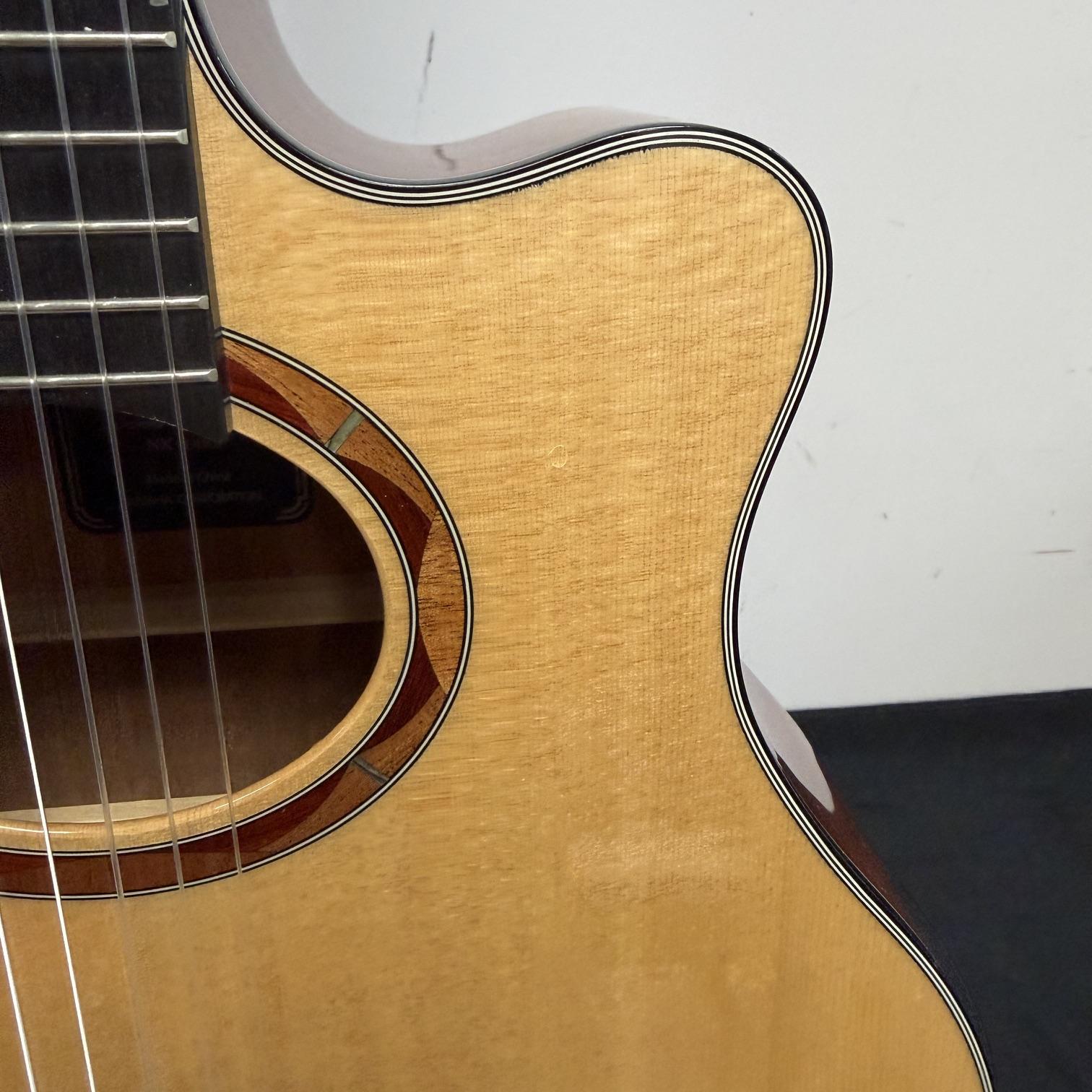 Used Yamaha NTX700 Solid Spruce Top Classical Acoustic-Electric Classical Guitar Natural - Image 9