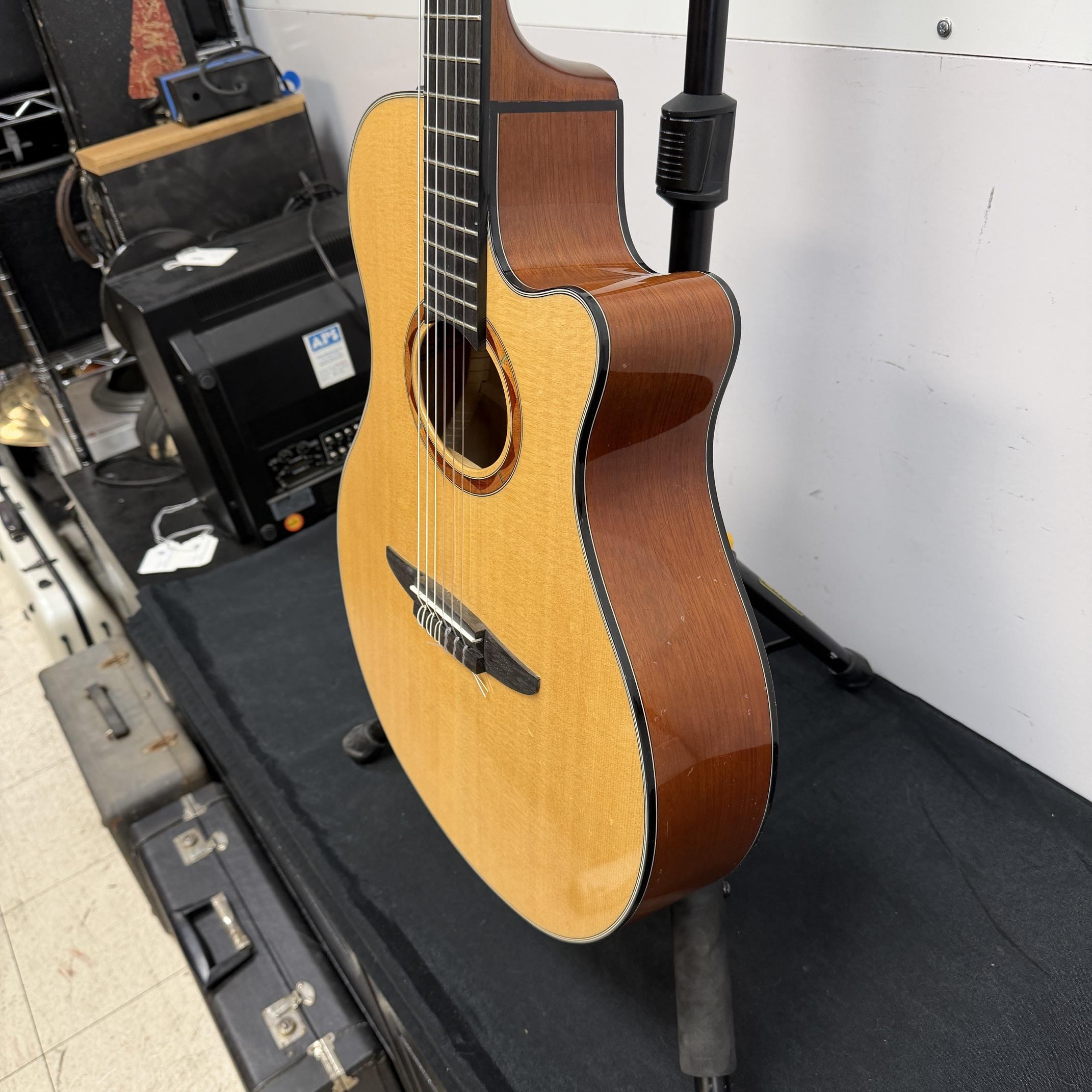 Used Yamaha NTX700 Solid Spruce Top Classical Acoustic-Electric Classical Guitar Natural - Image 13