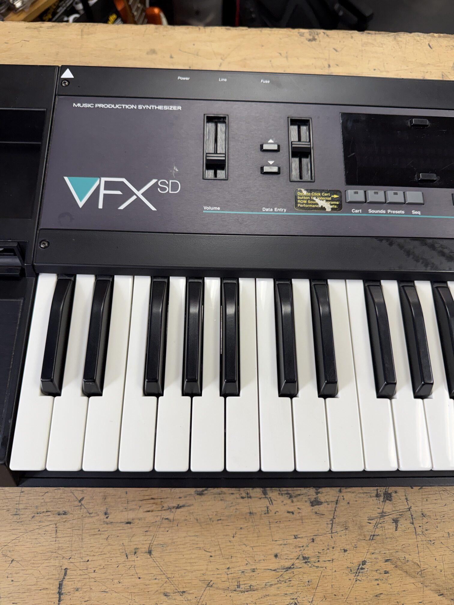 Vintage Ensoniq VFX SD Music Production Synthesizer Synth Keyboard Just Serviced - Image 4