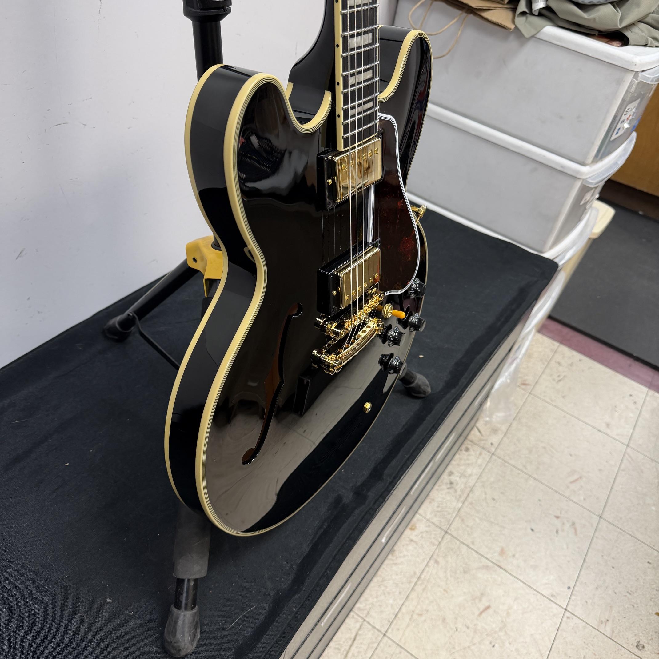 Used Epiphone ES-355 Semi-Hollowbody Electric Guitar Ebony with Original Hardshell Case 2025 - Image 14