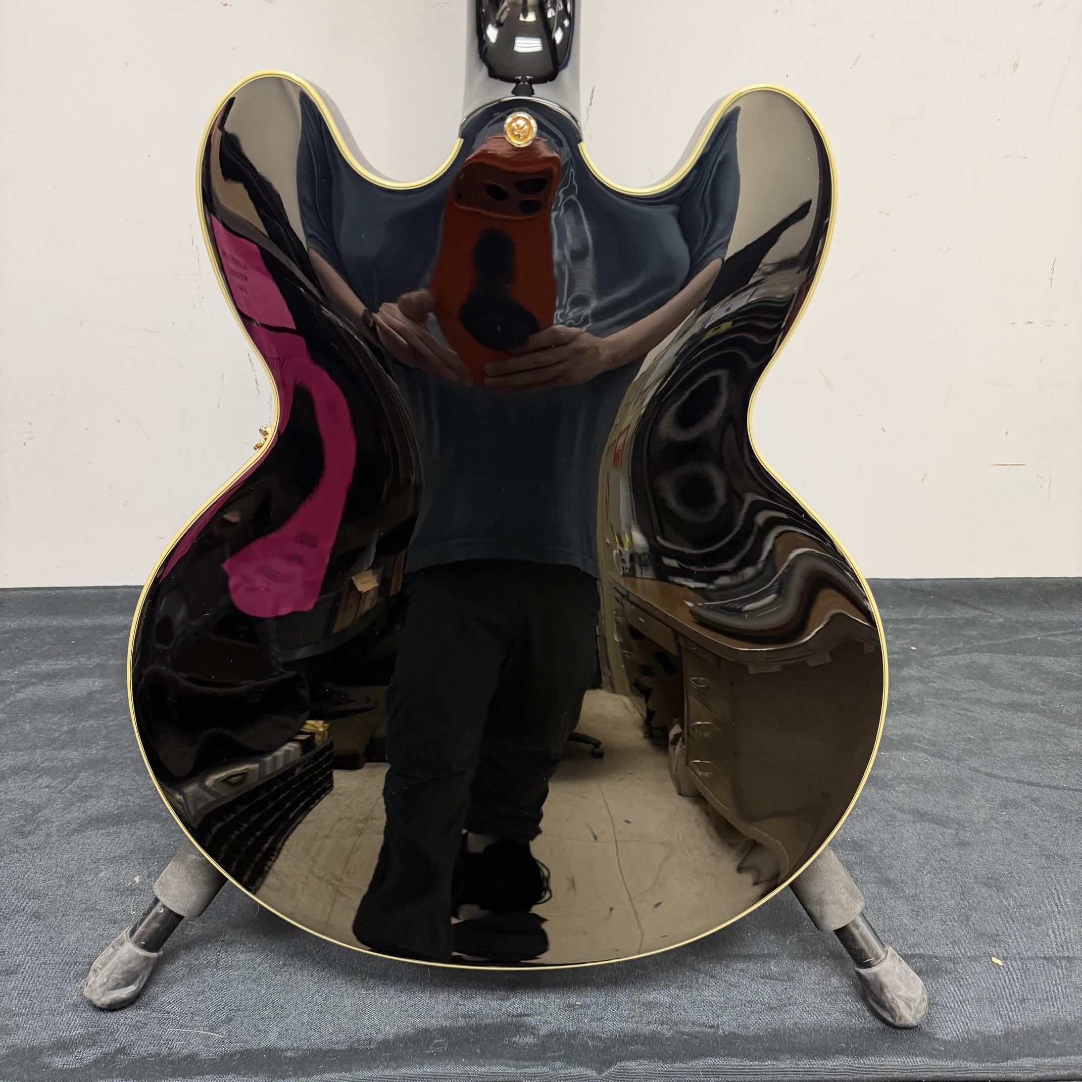 Used Epiphone ES-355 Semi-Hollowbody Electric Guitar Ebony with Original Hardshell Case 2025 - Image 22