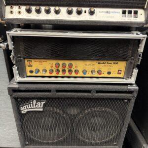 Used Eden The World Tour 800 Hybrid Bass Guitar Amp Amplifier Head with Road Case