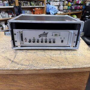 Used Aguilar DB 750 Bass Guitar Hybrid Amp Amplifier Head with Road Case