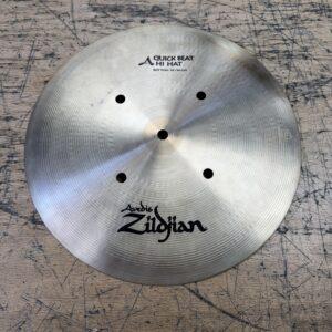 Used Zildjian A Avedis Quick Beat 14" Hi Hat Cymbal Bottom 1564 Grams