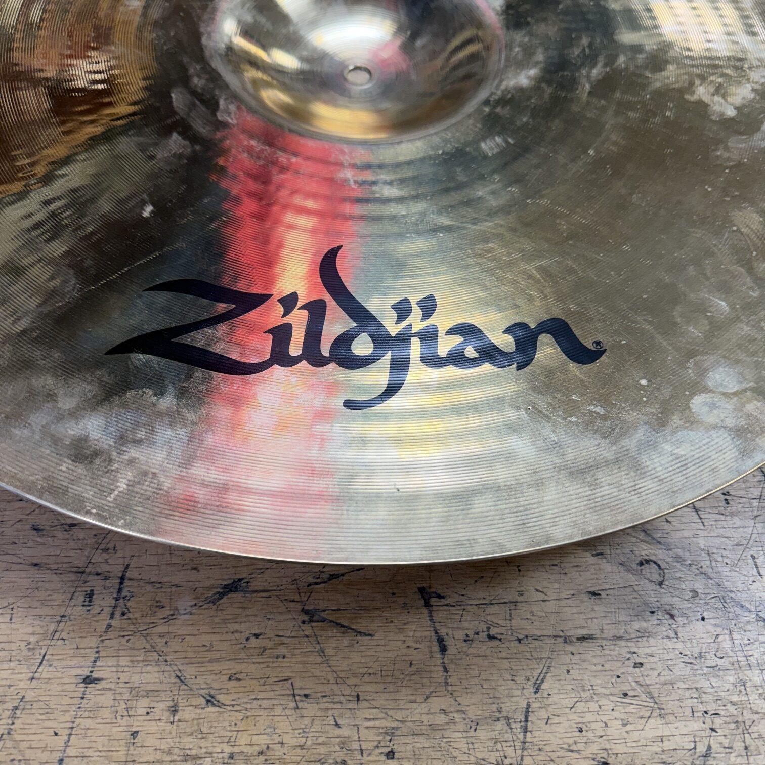 Used Zildjian 22" A Custom Ping Ride Cymbal Brilliant 3732 grams - Image 9