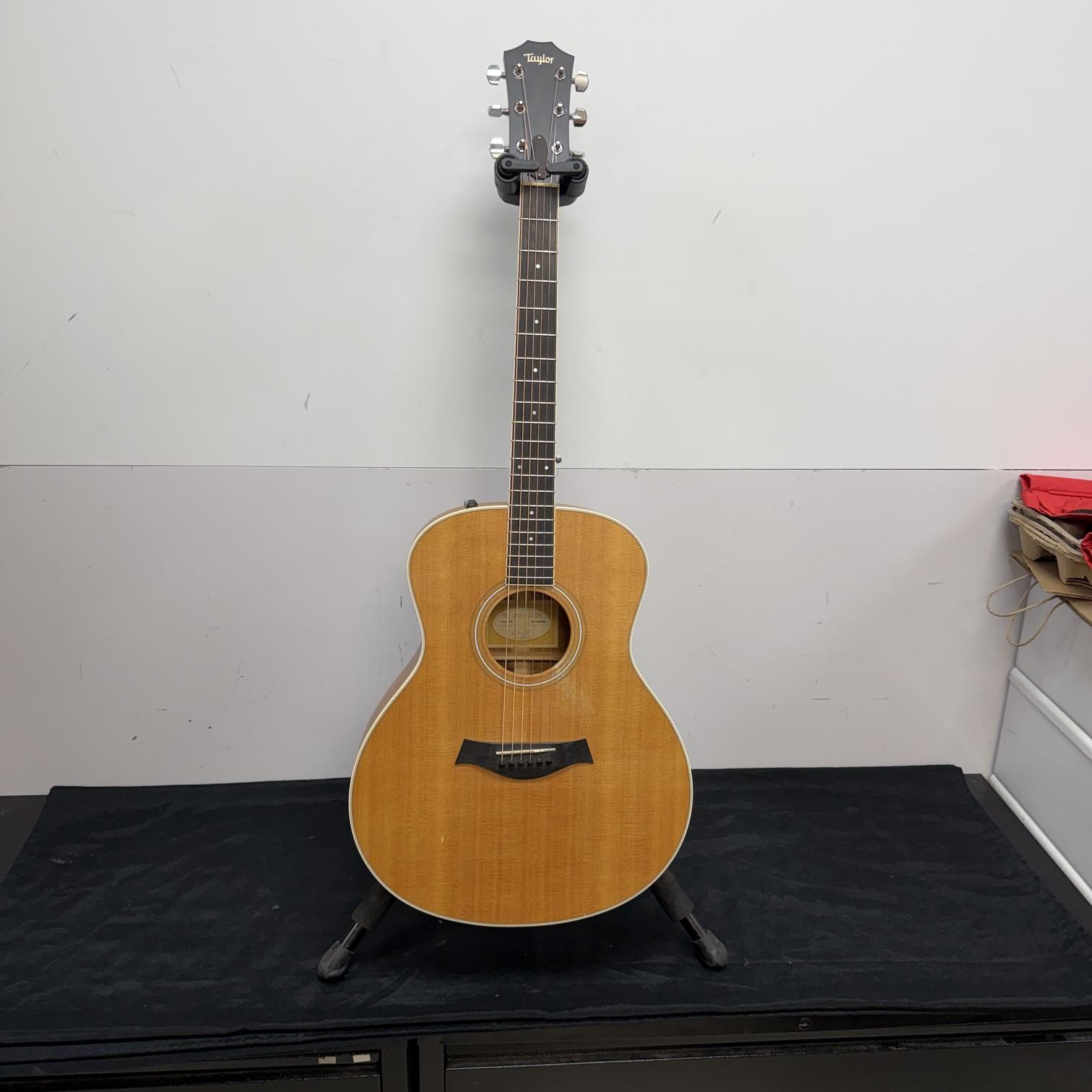 Used 2007 Taylor GS4e-LTD Fall Limited Tasmanian Blackwood - Natural | 1 / 400 Limited Edition | All Solid USA Grand Symphony Acoustic Guitar Pickup | OHSC - Image 2