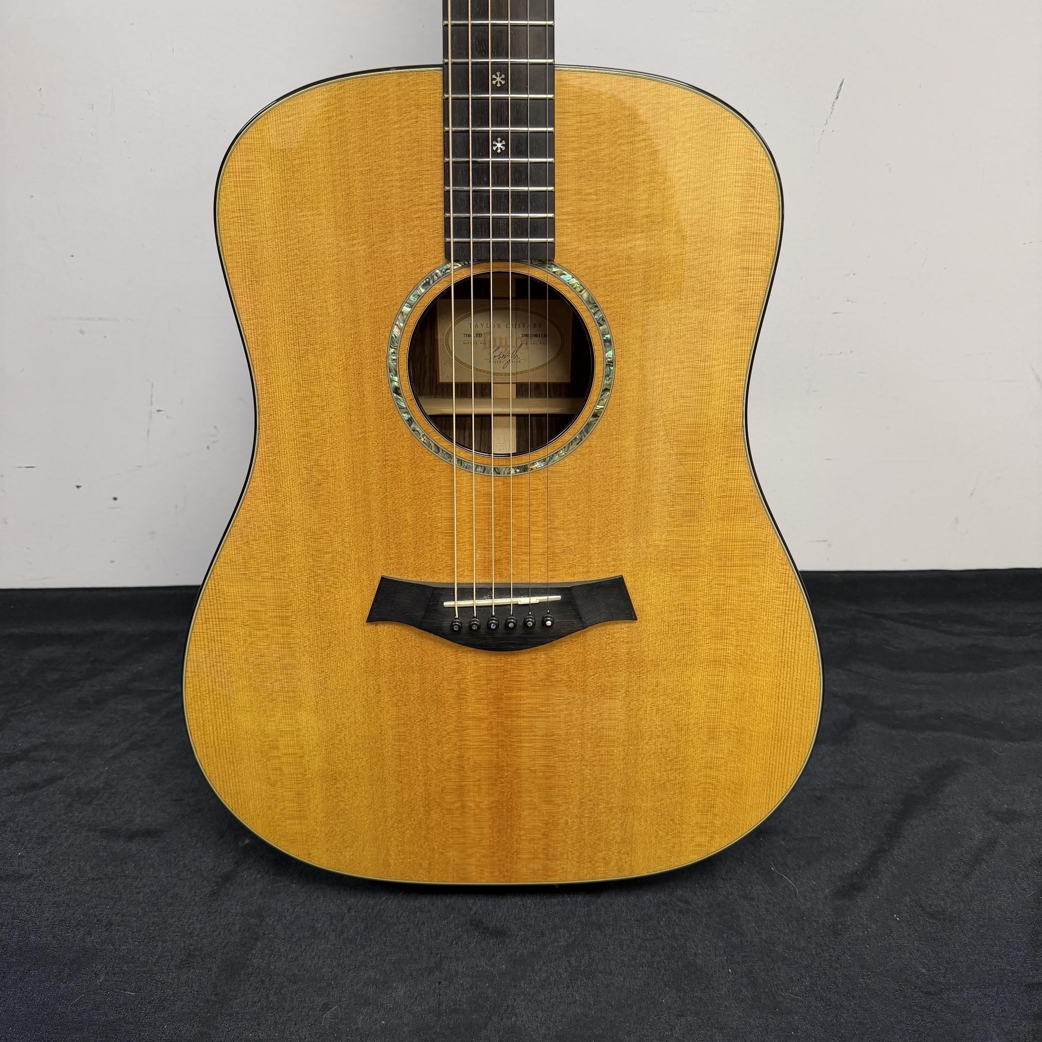 Used Taylor 710-LTD 2002 Natural Limited of 252 Acoustic Guitar with Case - Image 7
