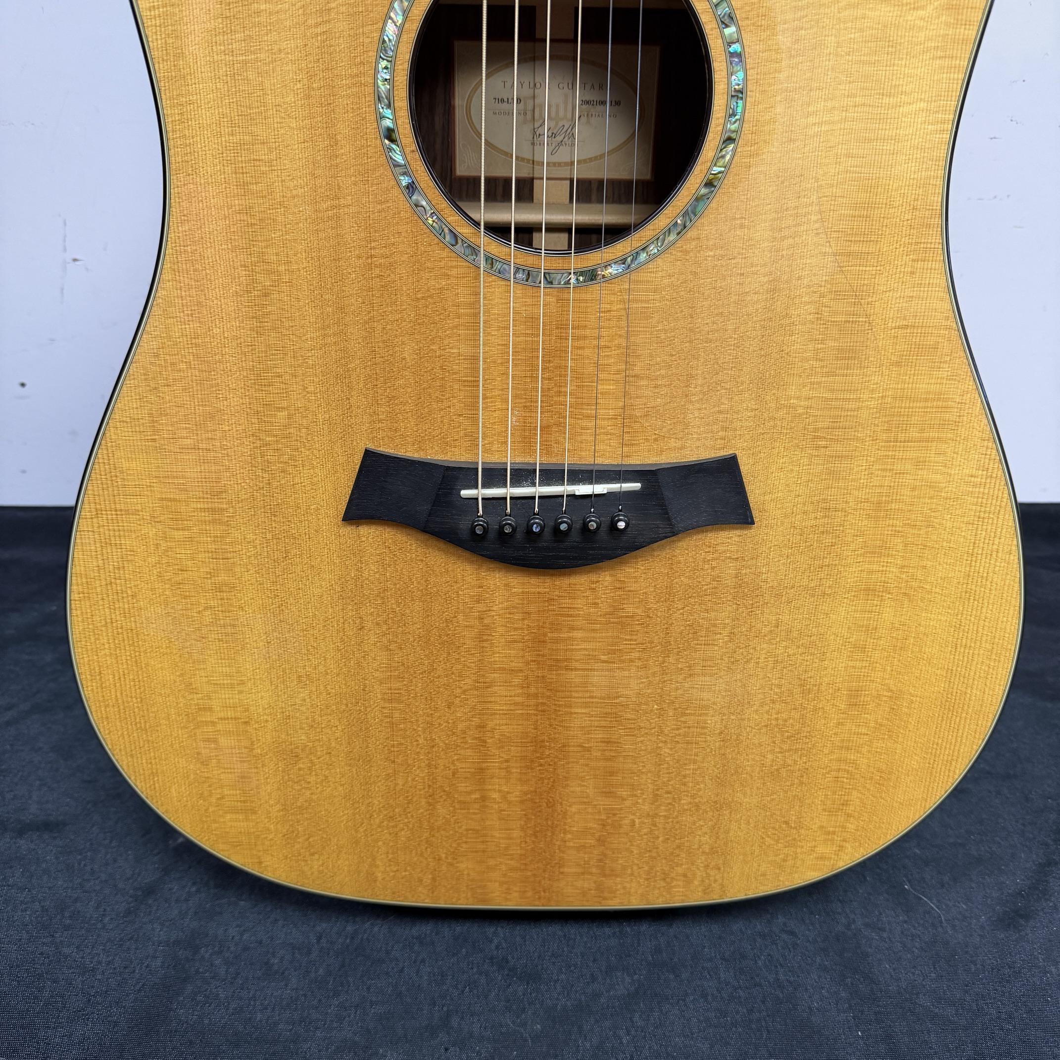 Used Taylor 710-LTD 2002 Natural Limited of 252 Acoustic Guitar with Case - Image 9