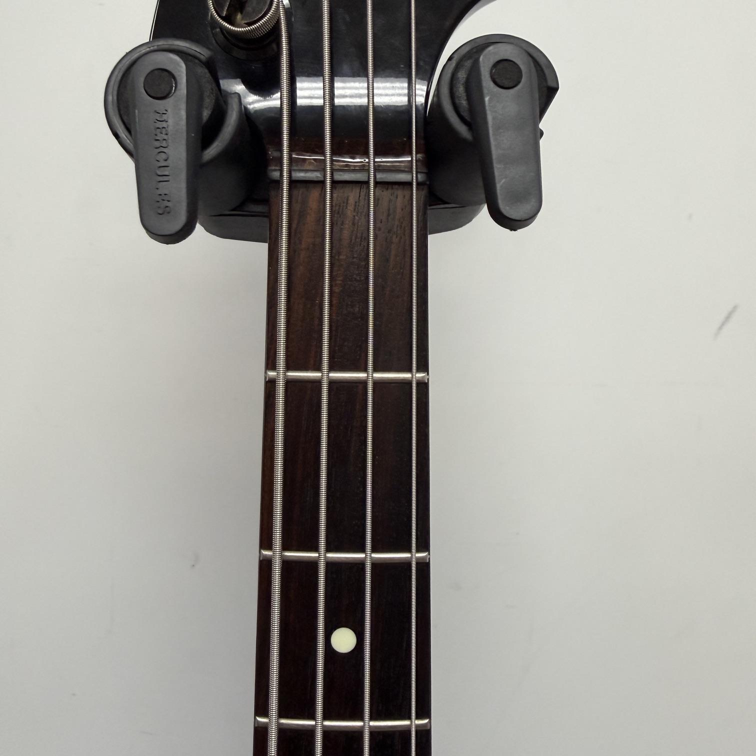 Vintage Fender P-J Bass 4-String Electric Bass Guitar Silver Jade Made in Japan Factory Kahler Tremolo Bridge Active EMG Pickups 1985-1986 - Image 4