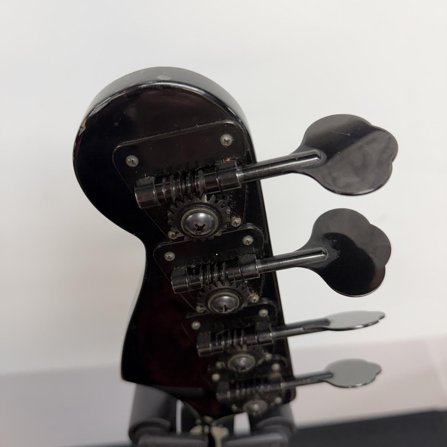 Vintage Fender P-J Bass 4-String Electric Bass Guitar Silver Jade Made in Japan Factory Kahler Tremolo Bridge Active EMG Pickups 1985-1986 - Image 18