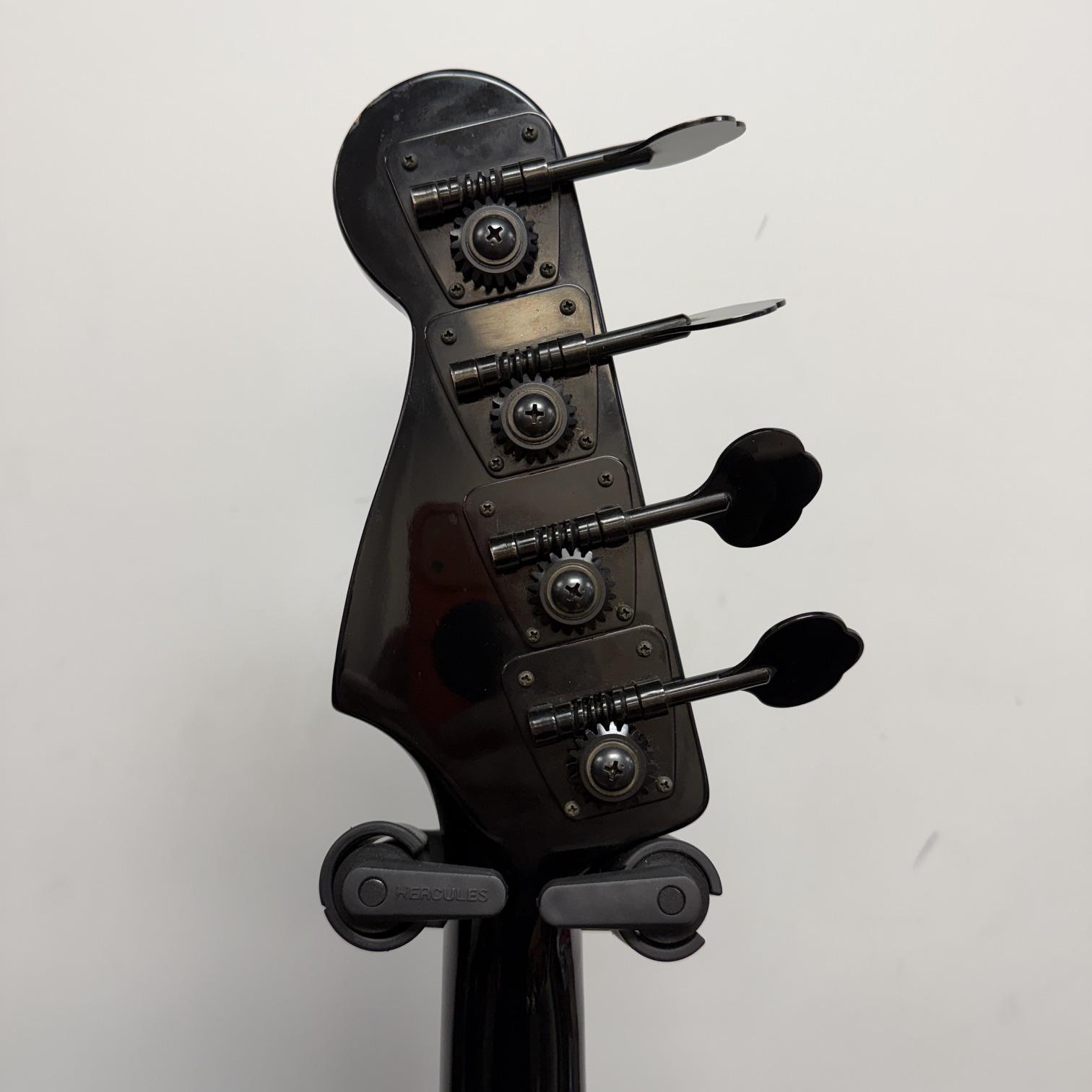 Vintage Fender P-J Bass 4-String Electric Bass Guitar Silver Jade Made in Japan Factory Kahler Tremolo Bridge Active EMG Pickups 1985-1986 - Image 19