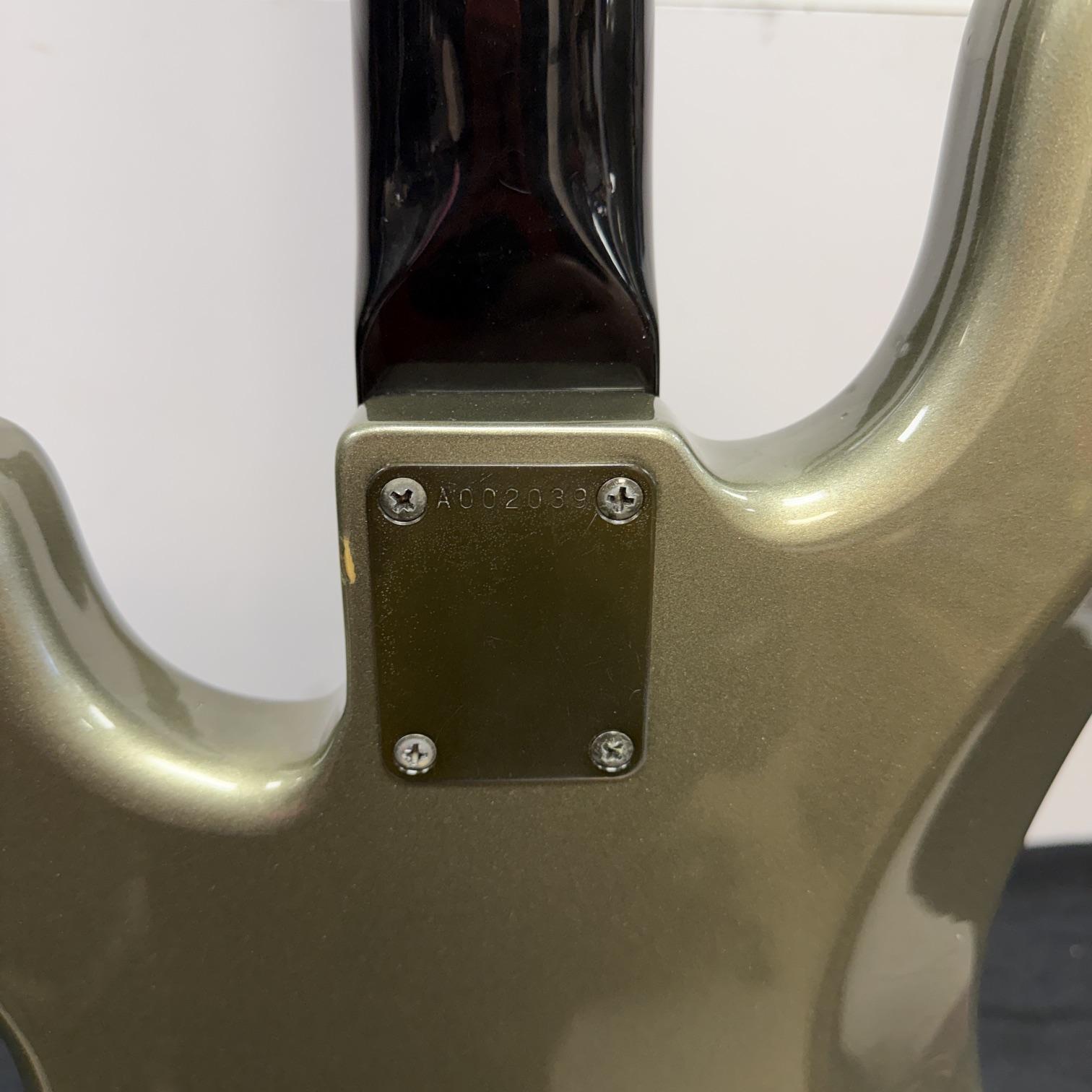 Vintage Fender P-J Bass 4-String Electric Bass Guitar Silver Jade Made in Japan Factory Kahler Tremolo Bridge Active EMG Pickups 1985-1986 - Image 20