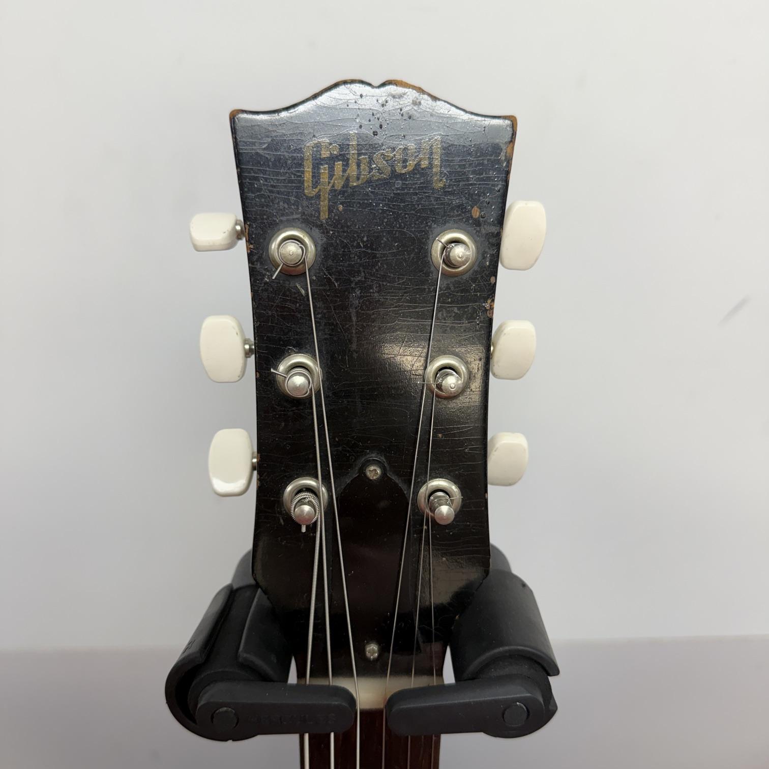 Vintage Gibson 1952 L-48 Hollowbody Archtop Acoustic Electric Guitar with DeArmond Gold Foil Pickup and Lifton Case - Image 4