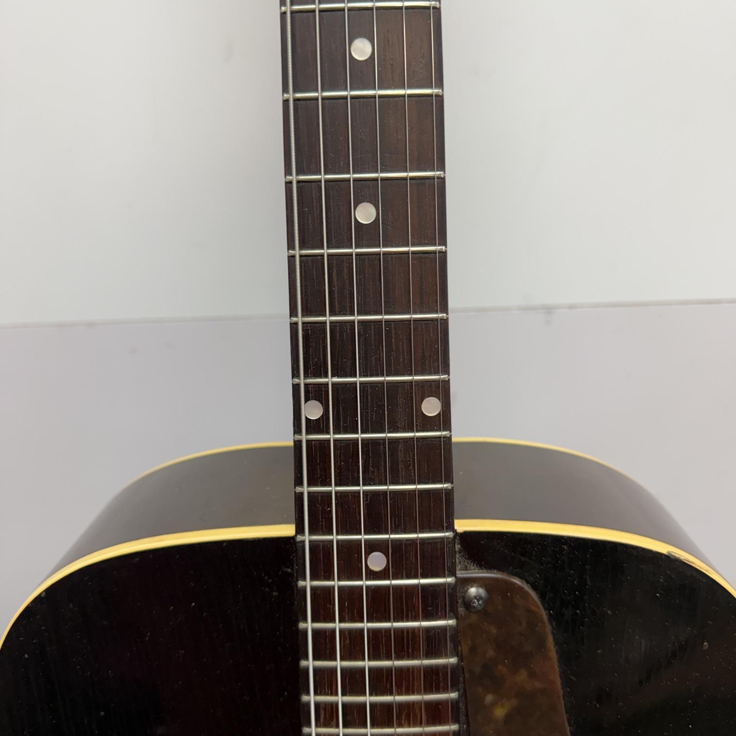 Vintage Gibson 1952 L-48 Hollowbody Archtop Acoustic Electric Guitar with DeArmond Gold Foil Pickup and Lifton Case - Image 7