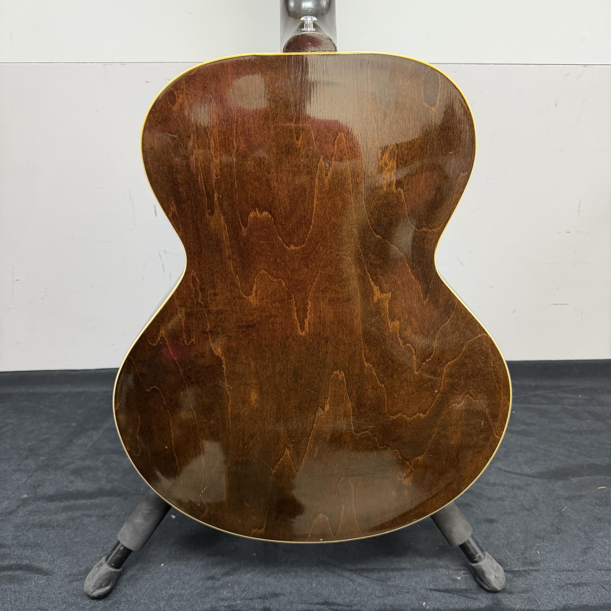 Vintage Gibson 1952 L-48 Hollowbody Archtop Acoustic Electric Guitar with DeArmond Gold Foil Pickup and Lifton Case - Image 21
