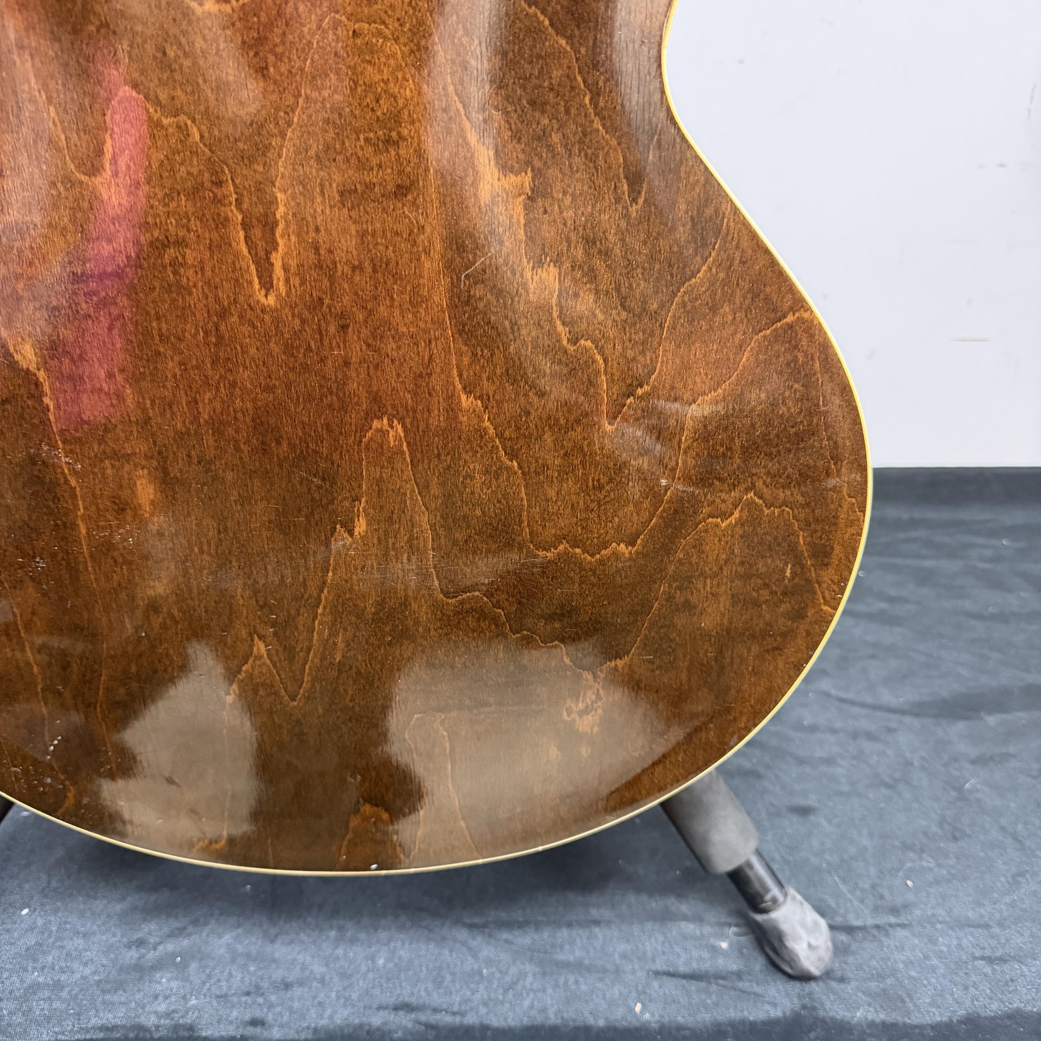 Vintage Gibson 1952 L-48 Hollowbody Archtop Acoustic Electric Guitar with DeArmond Gold Foil Pickup and Lifton Case - Image 23
