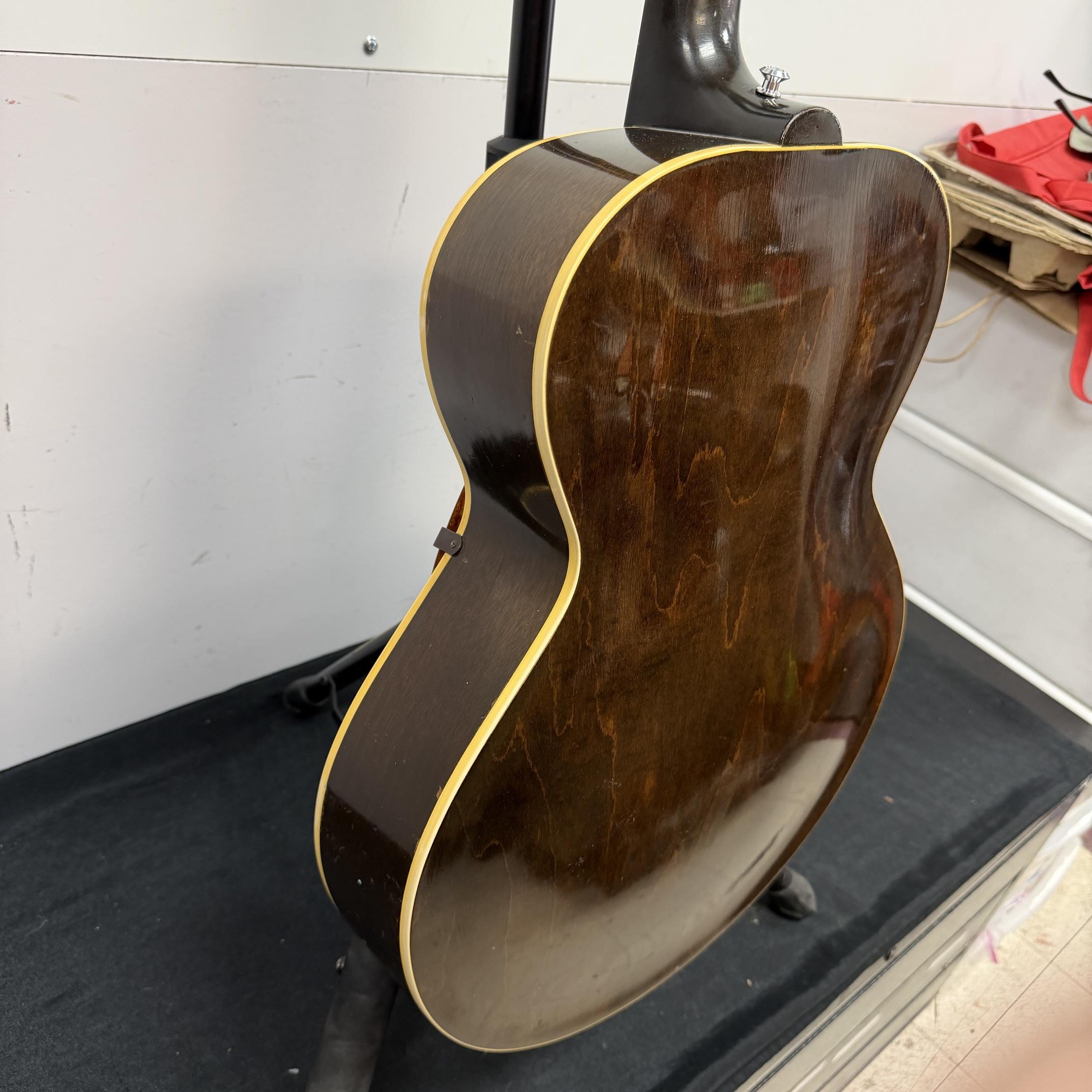 Vintage Gibson 1952 L-48 Hollowbody Archtop Acoustic Electric Guitar with DeArmond Gold Foil Pickup and Lifton Case - Image 25