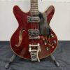 Vintage Standel 420-CV Semi-Hollowbody Electric Guitar 60's Made in the USA with Case Bigsby - Image 7