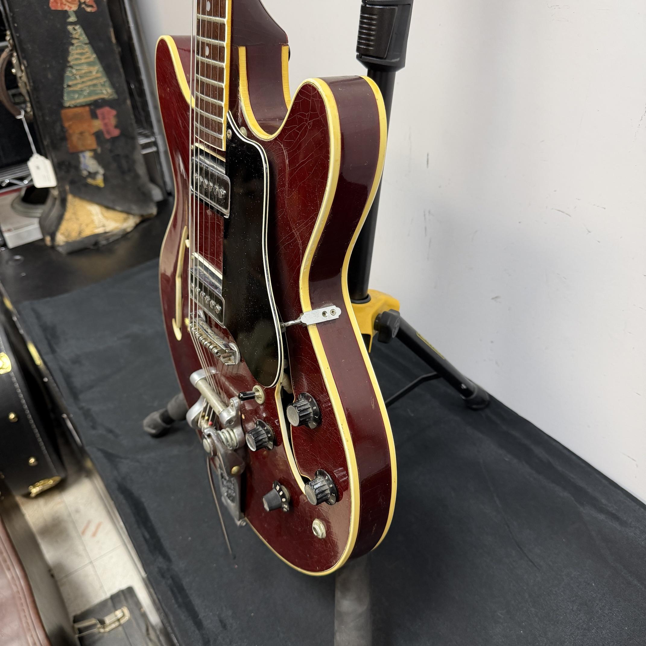 Vintage Standel 420-CV Semi-Hollowbody Electric Guitar 60's Made in the USA with Case Bigsby - Image 16