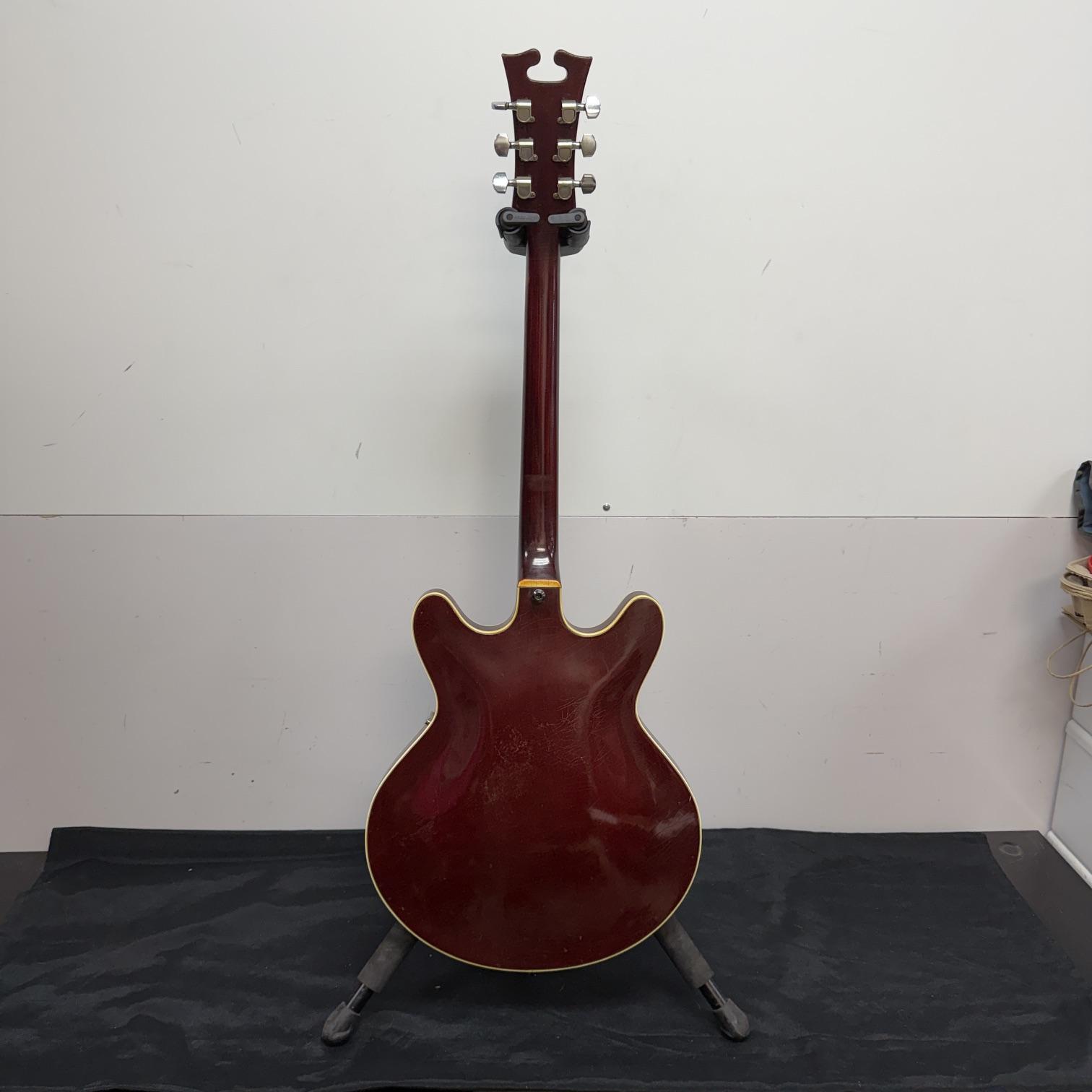 Vintage Standel 420-CV Semi-Hollowbody Electric Guitar 60's Made in the USA with Case Bigsby - Image 17