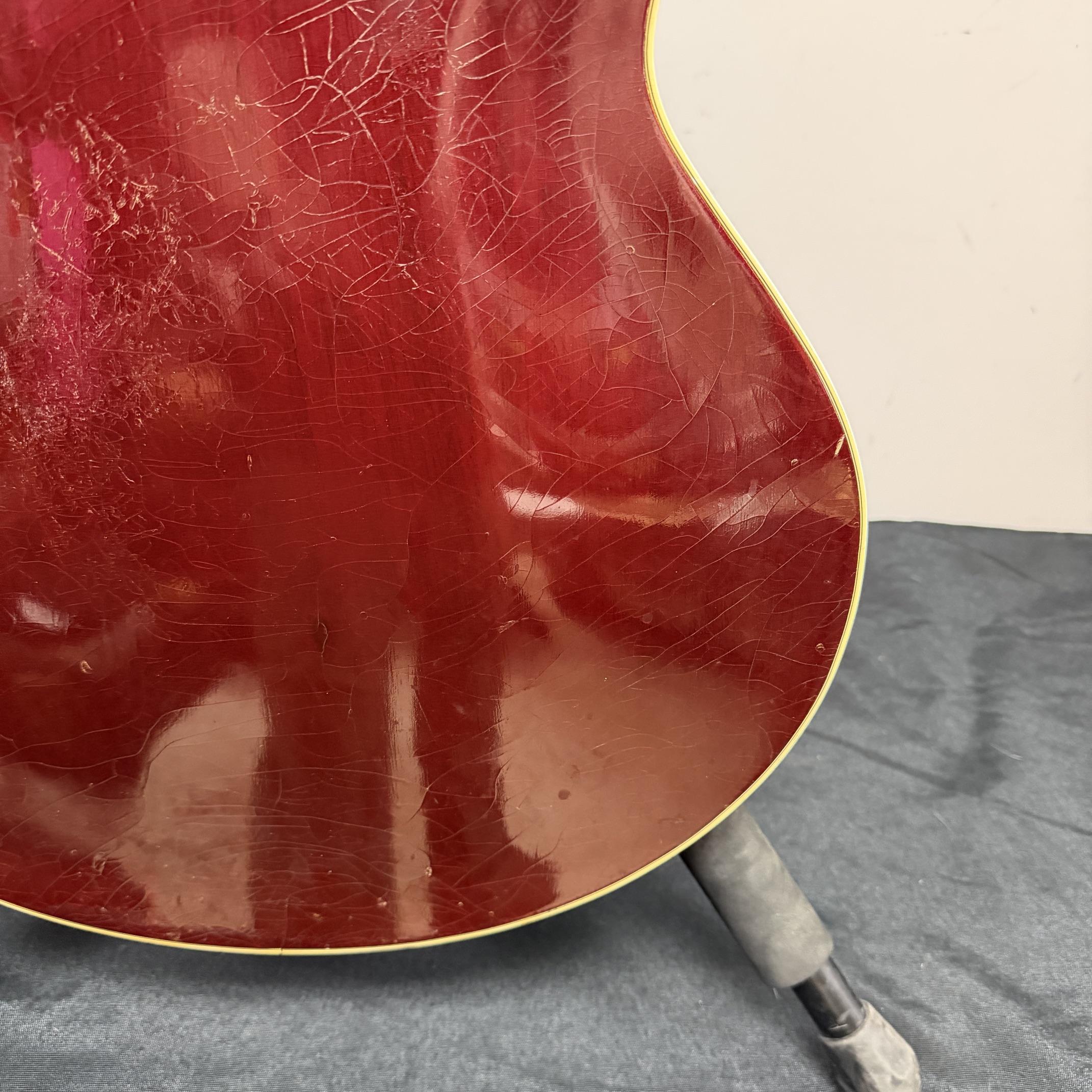 Vintage Standel 420-CV Semi-Hollowbody Electric Guitar 60's Made in the USA with Case Bigsby - Image 27