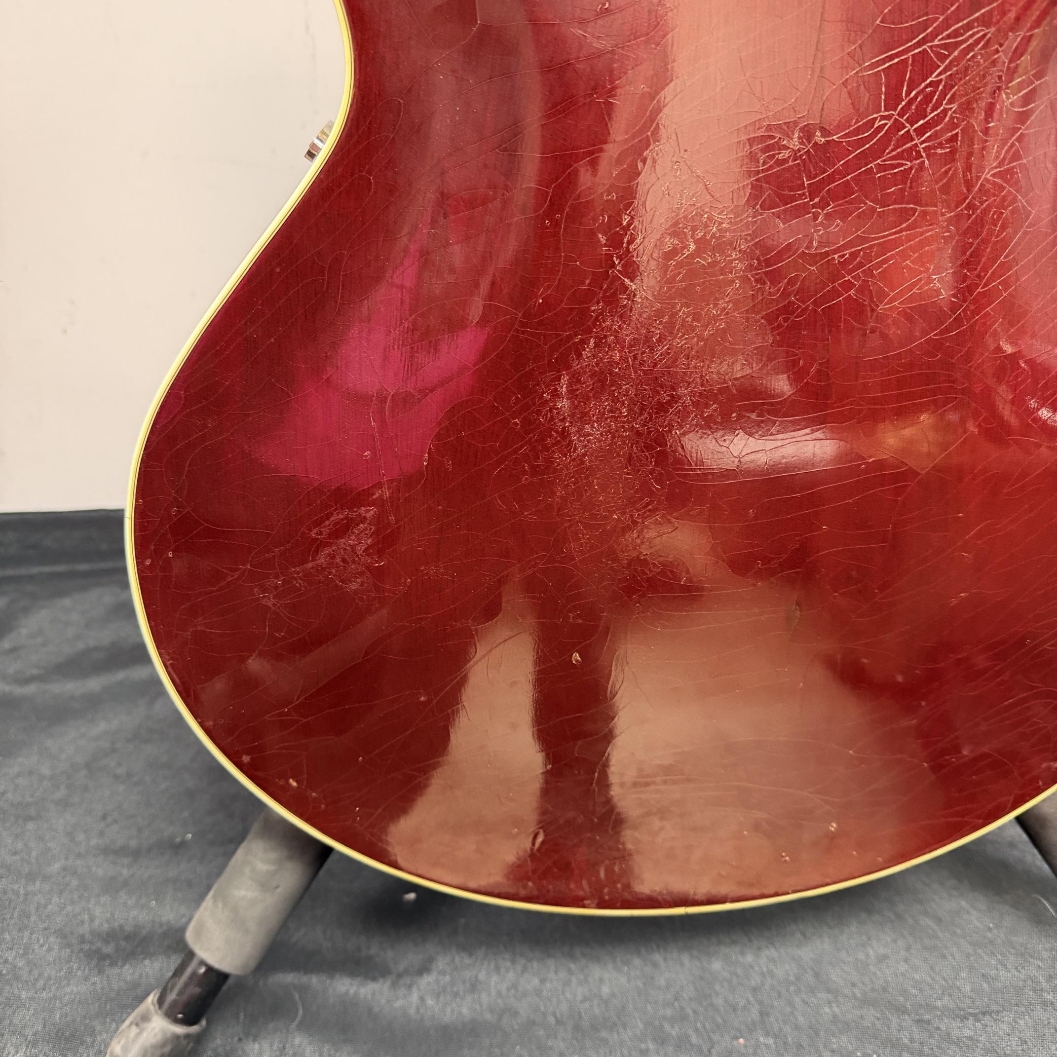 Vintage Standel 420-CV Semi-Hollowbody Electric Guitar 60's Made in the USA with Case Bigsby - Image 29