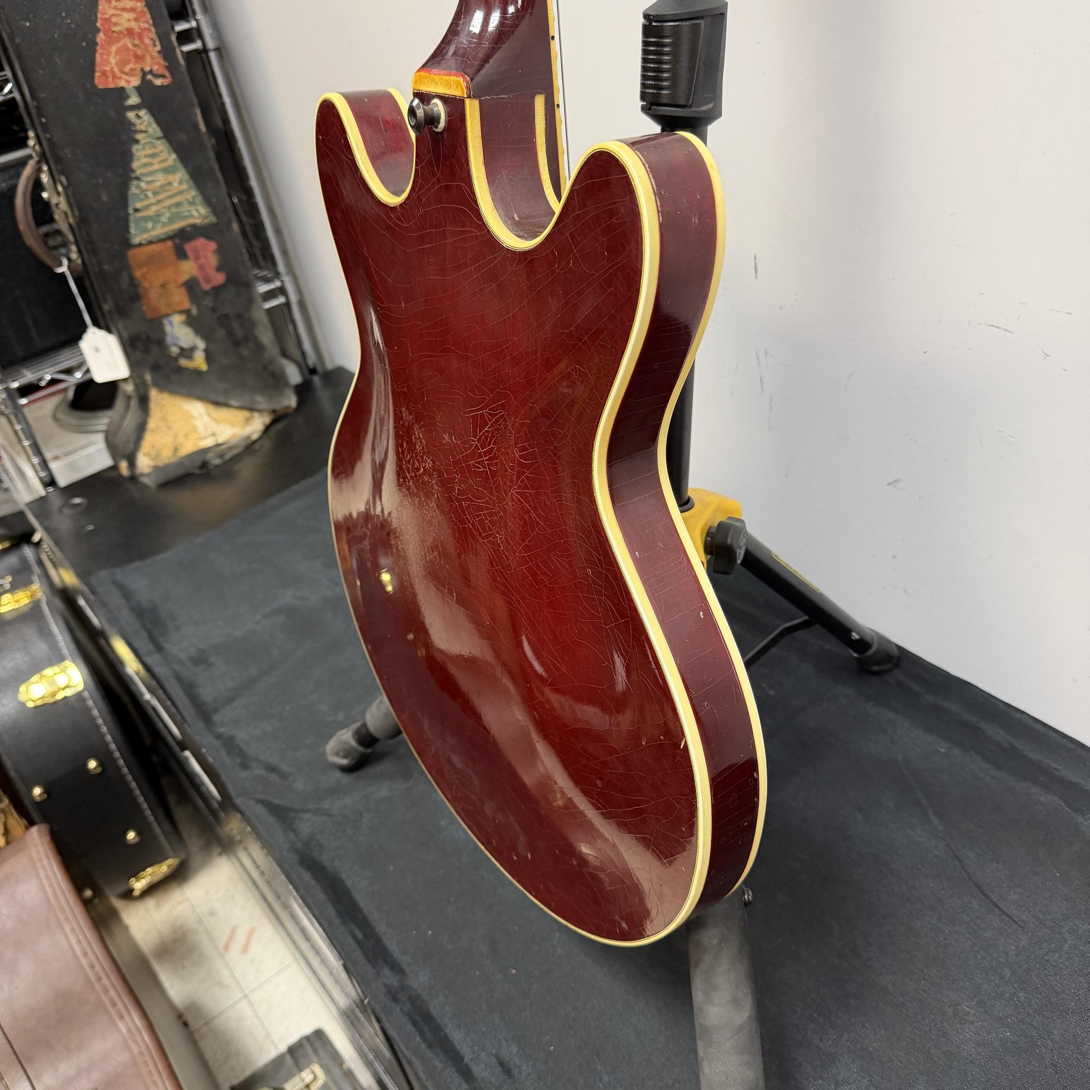 Vintage Standel 420-CV Semi-Hollowbody Electric Guitar 60's Made in the USA with Case Bigsby - Image 31