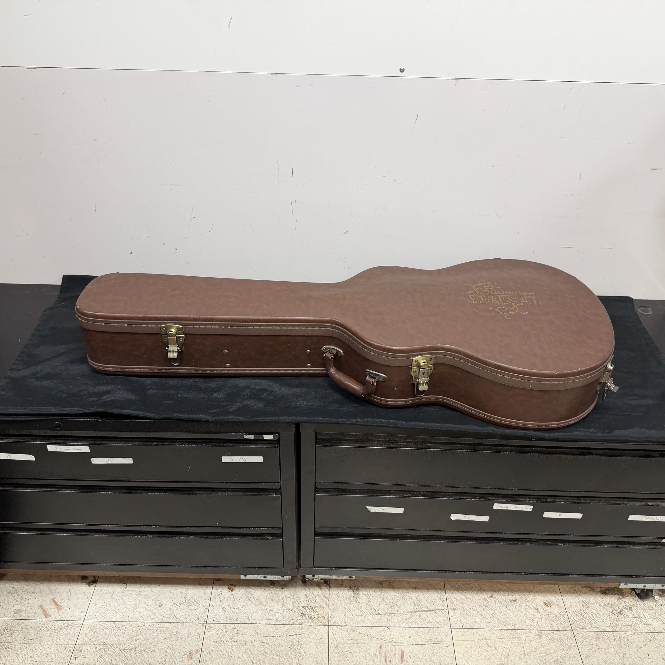 Used Epiphone Masterbilt Olympic Archtop Acoustic Electric Guitar with Case Honey Burst 2016 - Image 26