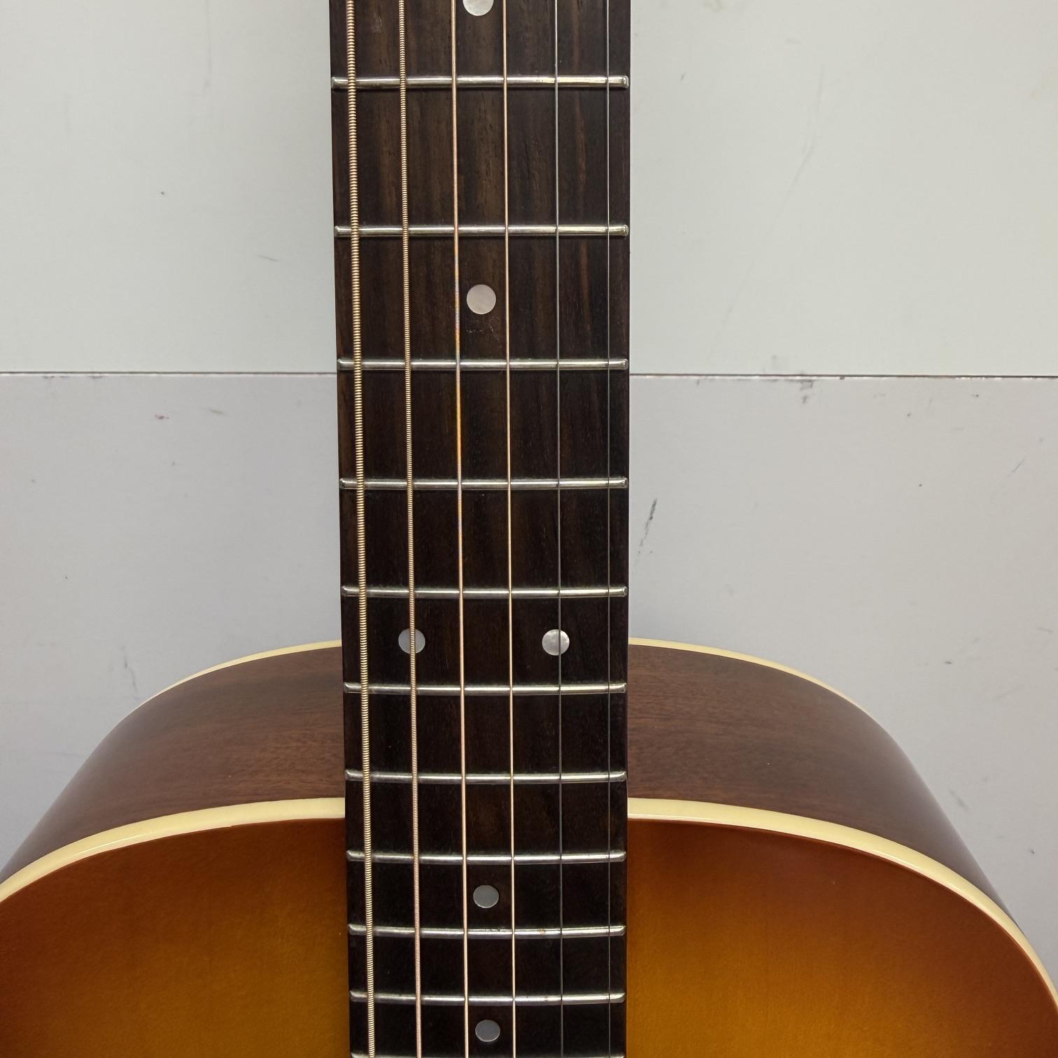Used Epiphone Masterbilt Olympic Archtop Acoustic Electric Guitar with Case Honey Burst 2016 - Image 7