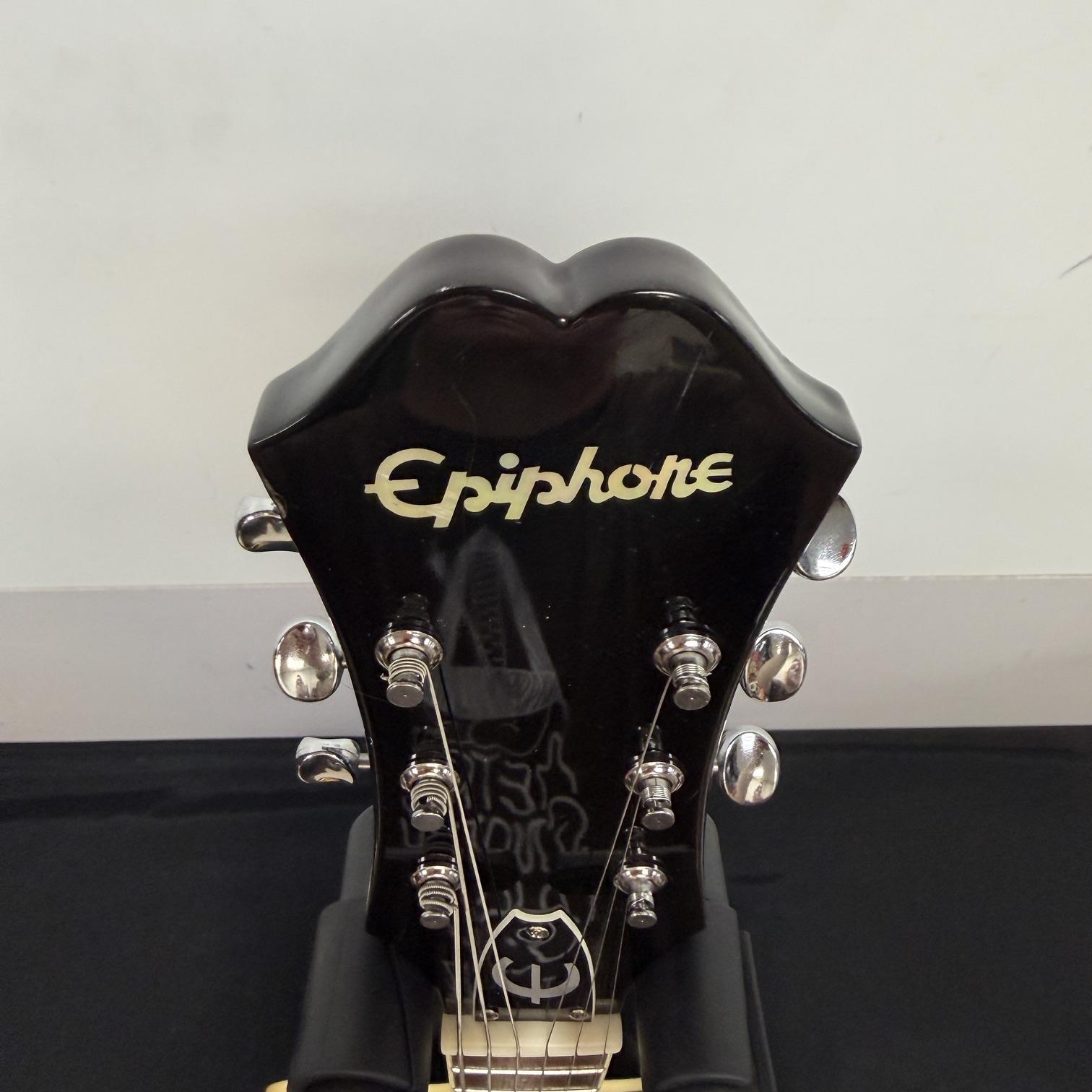 Used Epiphone Casino VS Hollowbody Electric Guitar Bigsby Tremolo with Case Vintage Sunburst 2007 - Image 3