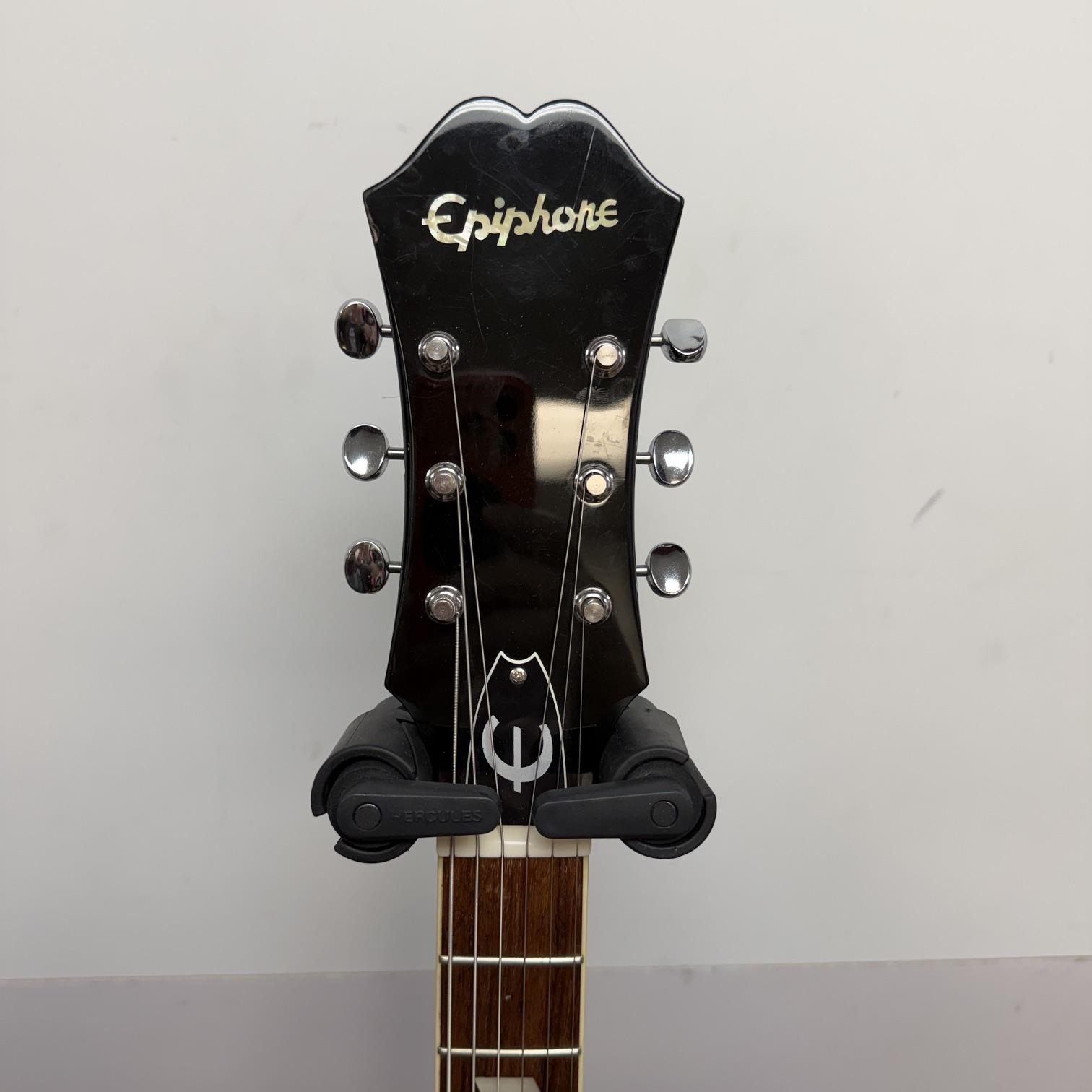 Used Epiphone Casino VS Hollowbody Electric Guitar Bigsby Tremolo with Case Vintage Sunburst 2007 - Image 4