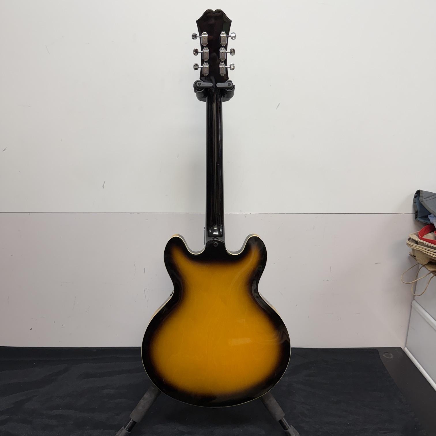Used Epiphone Casino VS Hollowbody Electric Guitar Bigsby Tremolo with Case Vintage Sunburst 2007 - Image 17