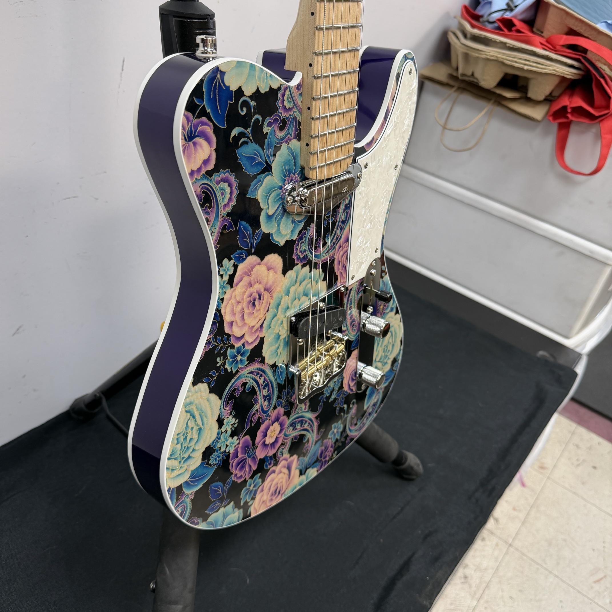 Custom Starfire Telecaster-style Electric Guitar - Image 10