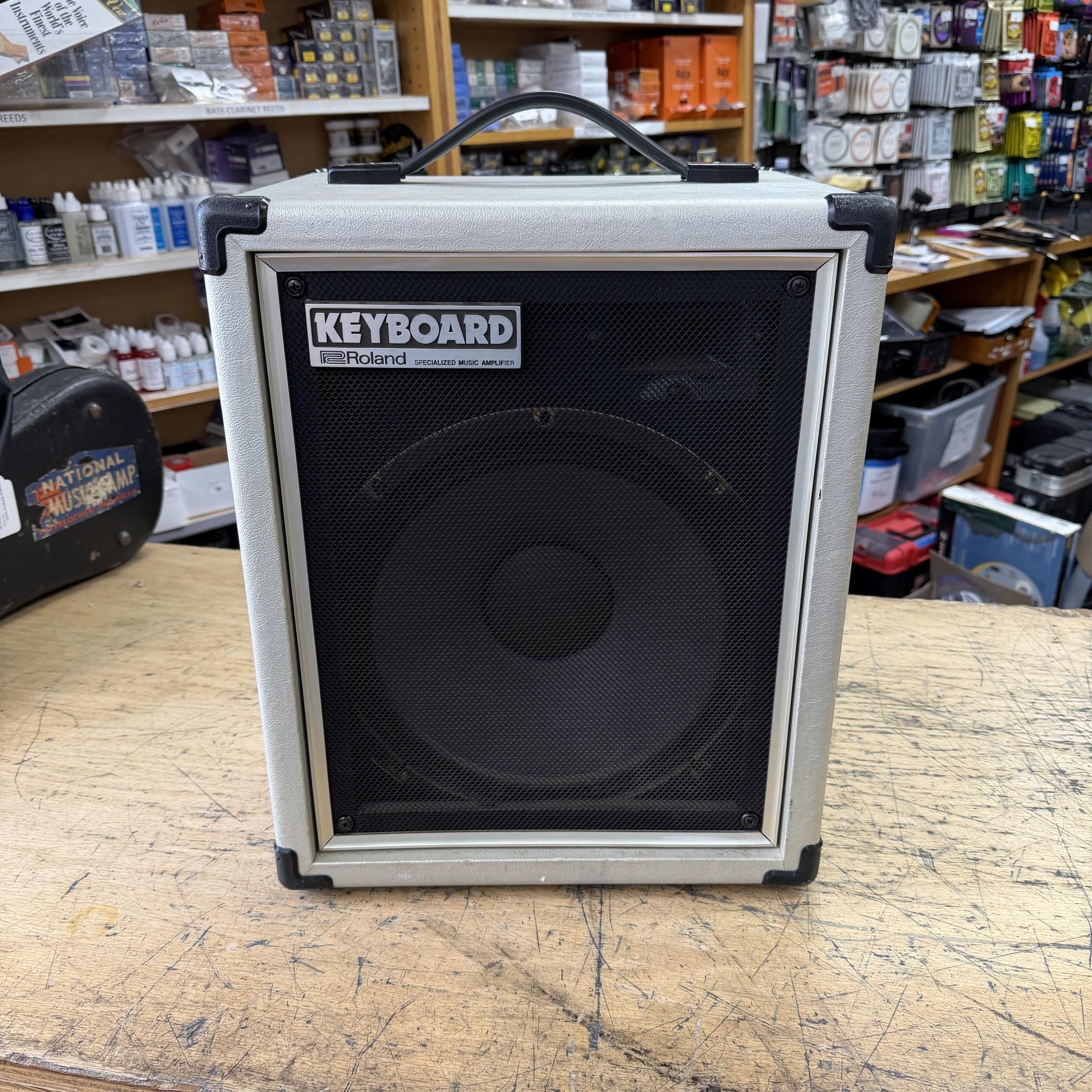 Vintage Roland Cube 60 CK-60 Keyboard Amp Amplifier with Original Cover Made in the USA Just Serviced