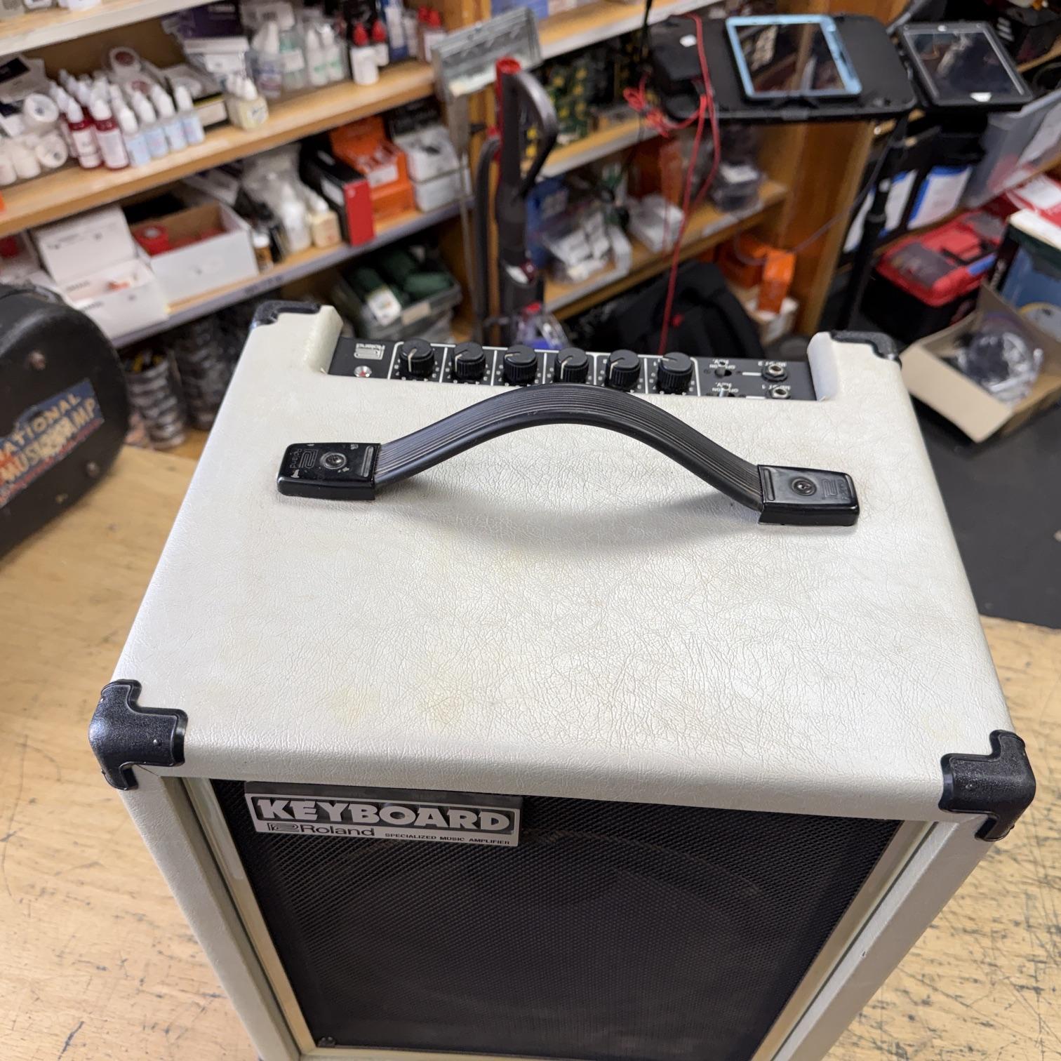 Vintage Roland Cube 60 CK-60 Keyboard Amp Amplifier with Original Cover Made in the USA Just Serviced - Image 2